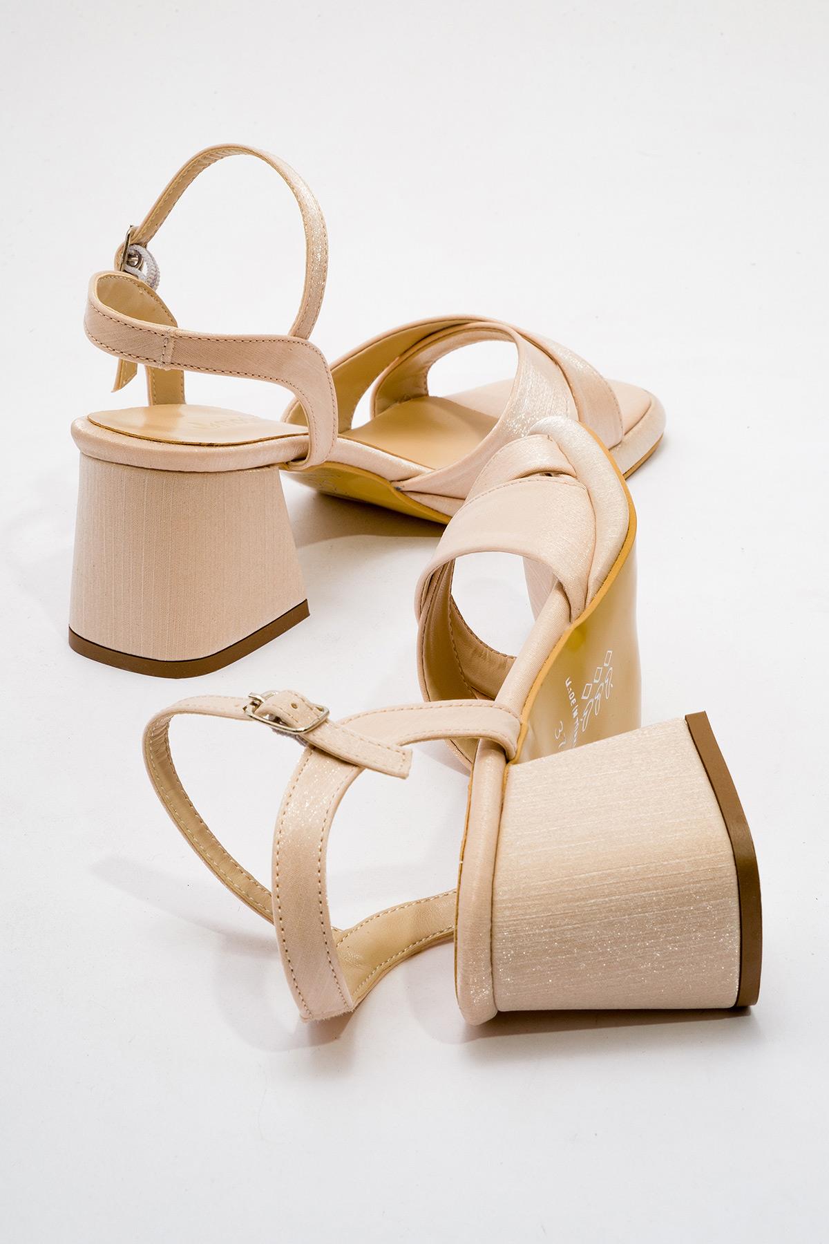 Kadın Topuklu Ayakkabı TEN SATEN - Görsel 5