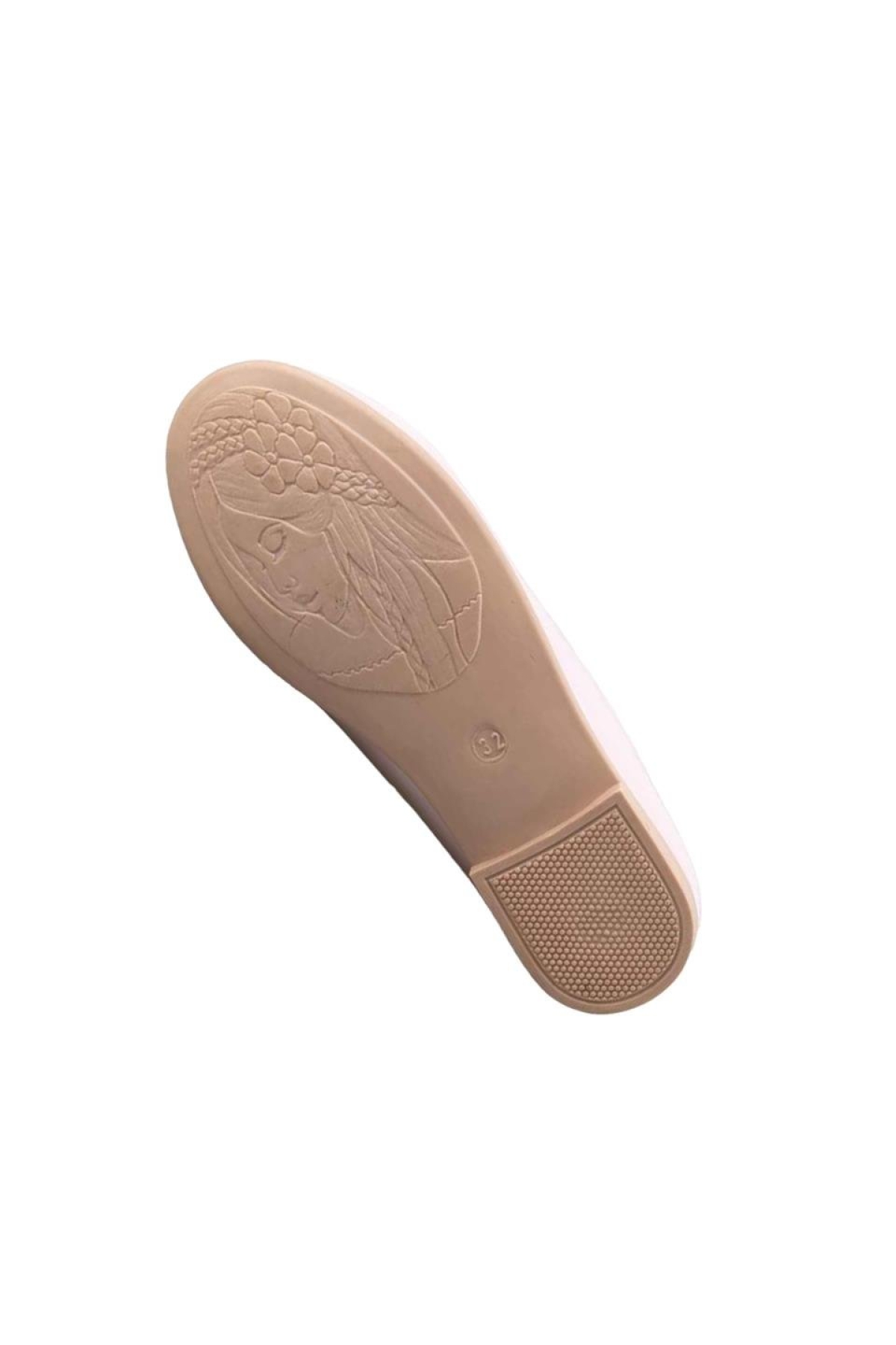 Kurdelalı Kız Çocuk Babet Ayakkabı PUDRA - Görsel 6