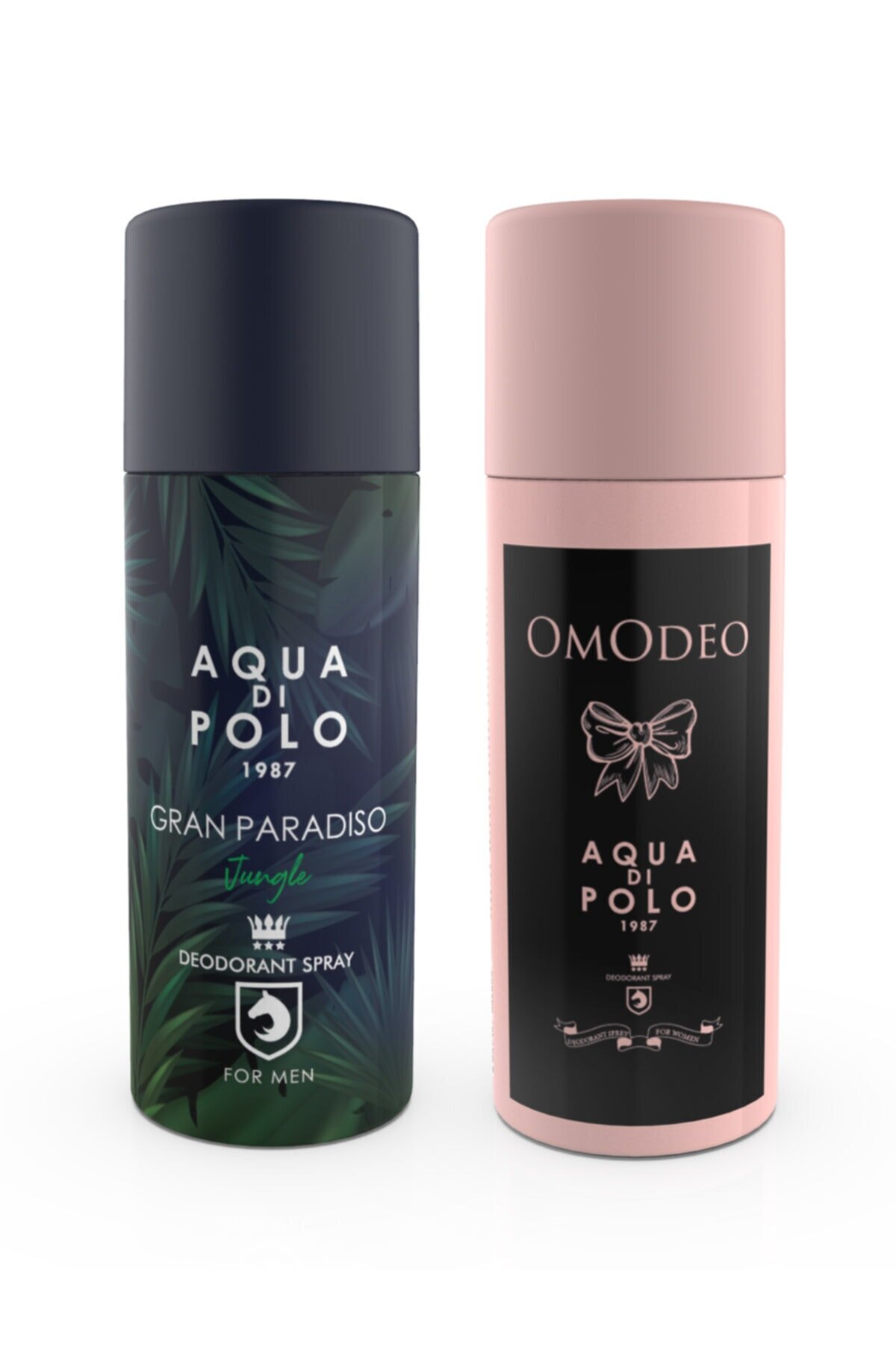 Omodeo & Gran Paradiso Jungle 150 ml Kadın Erkek ikili Deodorant Seti STCC004201