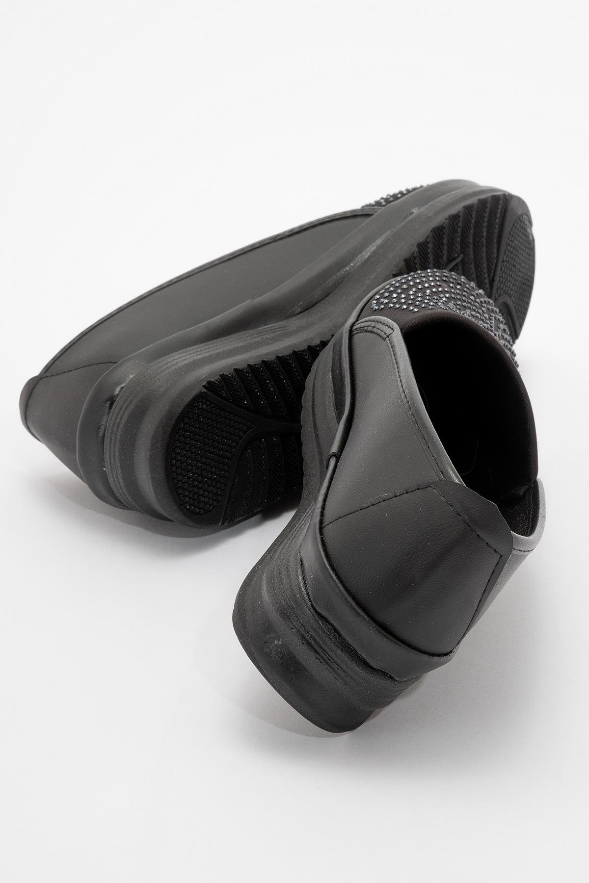 Taşlı Kadın Babet SİYAH CİLT - Görsel 4