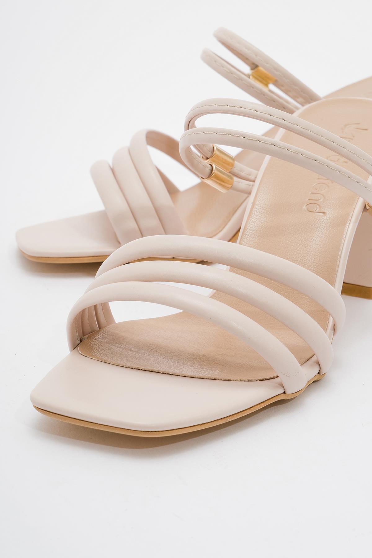 Kadın Sivri Burunlu Stiletto TEN CİLT - Görsel 4