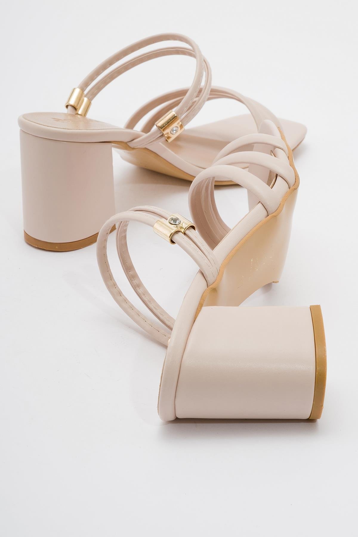 Kadın Sivri Burunlu Stiletto TEN CİLT - Görsel 5