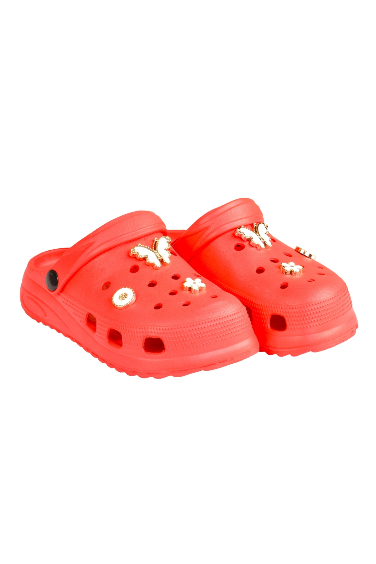 Kız Çocuk Yüksek Topuklu Taşlı Terlik Sandalet - Görsel 4