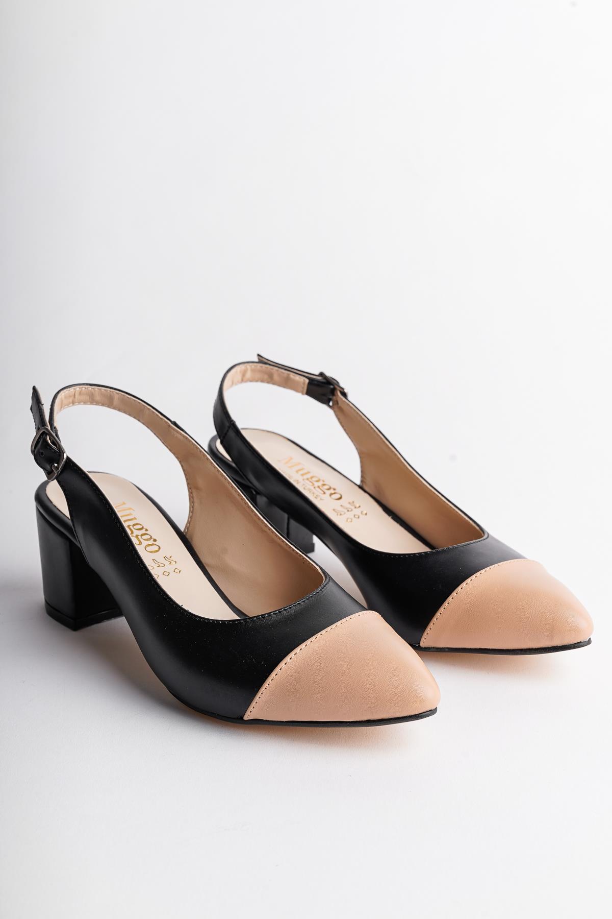 SHARON Garantili Kadın Günlük Topuklu Ayakkabı - Görsel 6