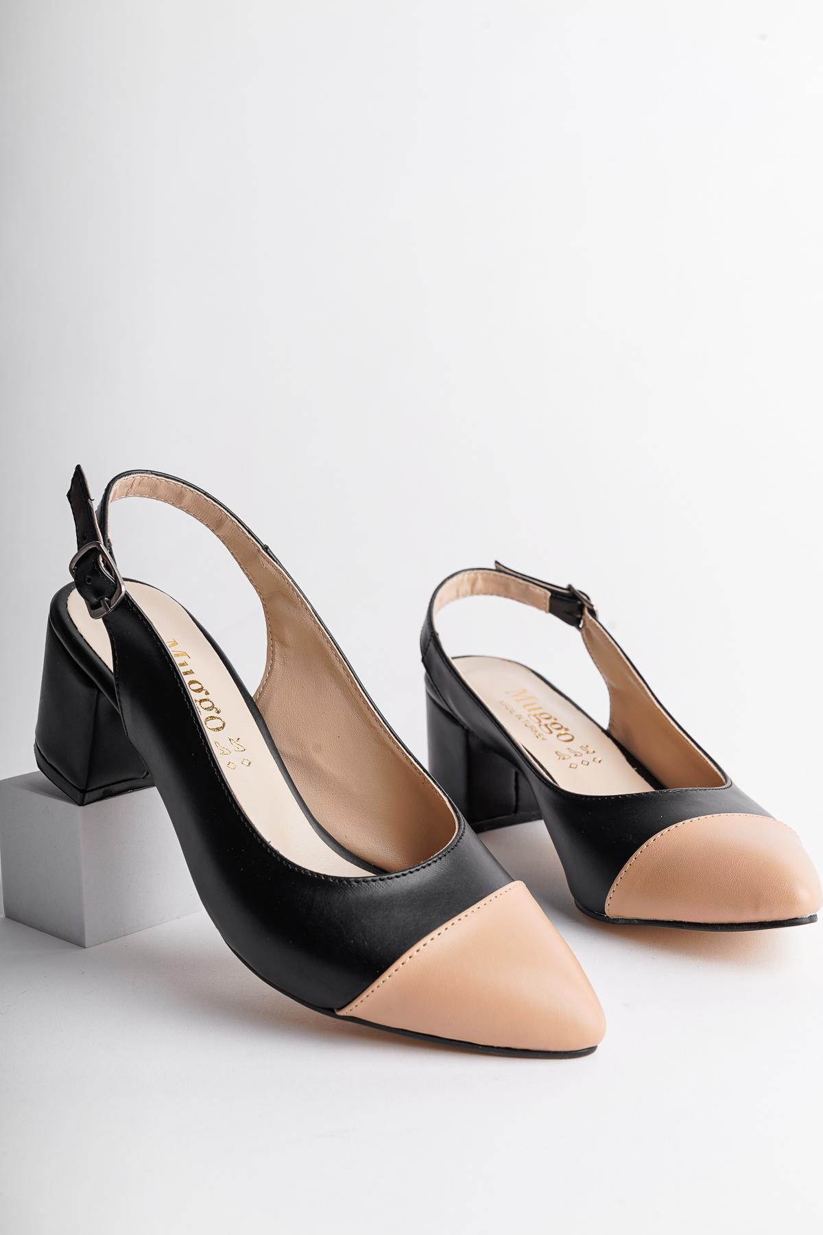 SHARON Garantili Kadın Günlük Topuklu Ayakkabı - Görsel 8