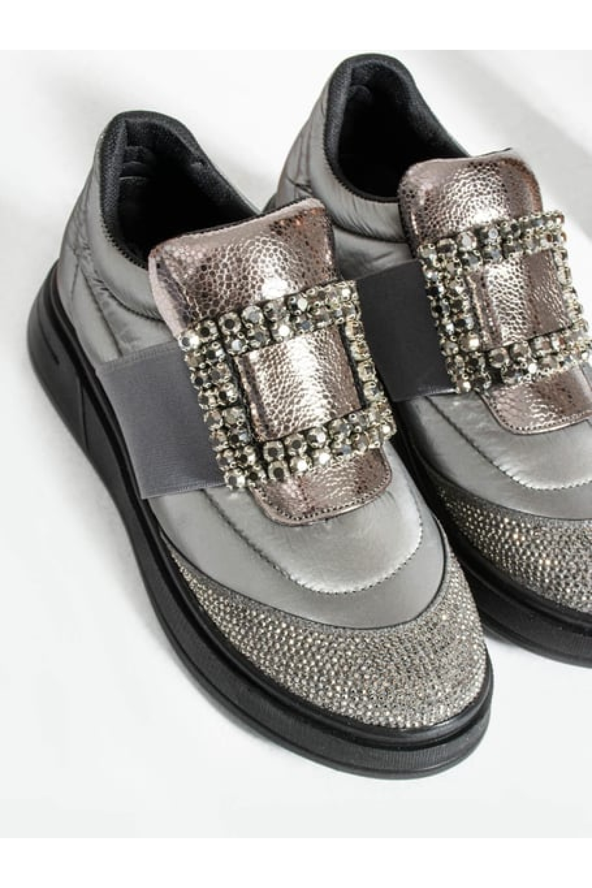 Taş Detay Sneakers Kadın Spor Ayakkabı - Görsel 5