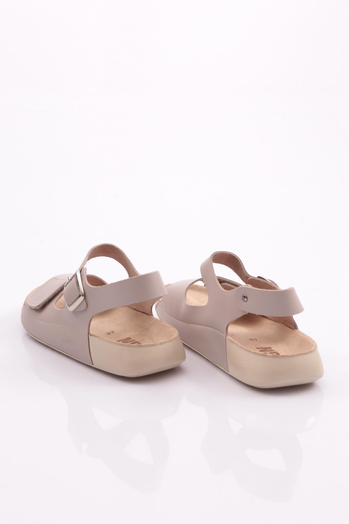 P28 Kadin Çift Bantli Sandalet - Görsel 4