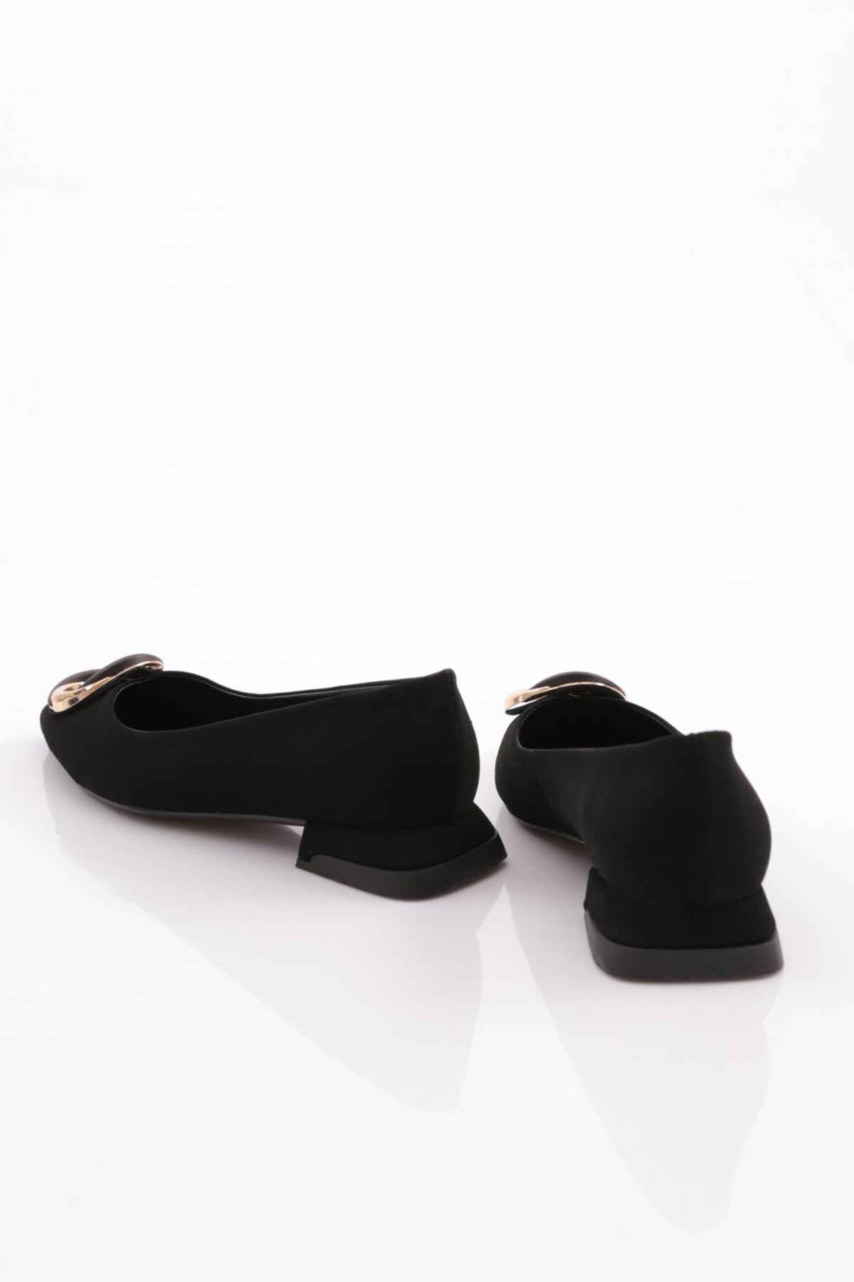 2810 Kadin Yuvarlak Tokali Babet - Görsel 4