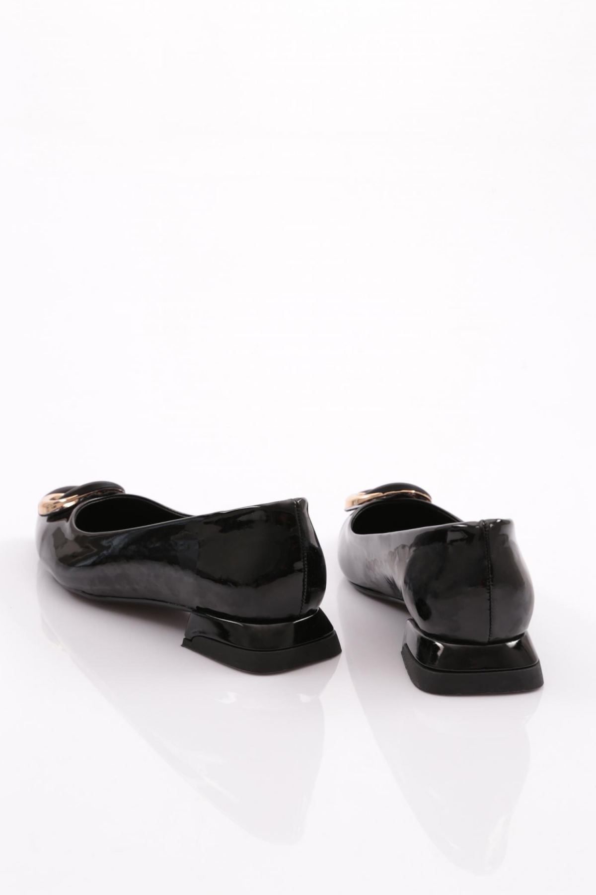 2810 Kadin Yuvarlak Tokali Babet - Görsel 4