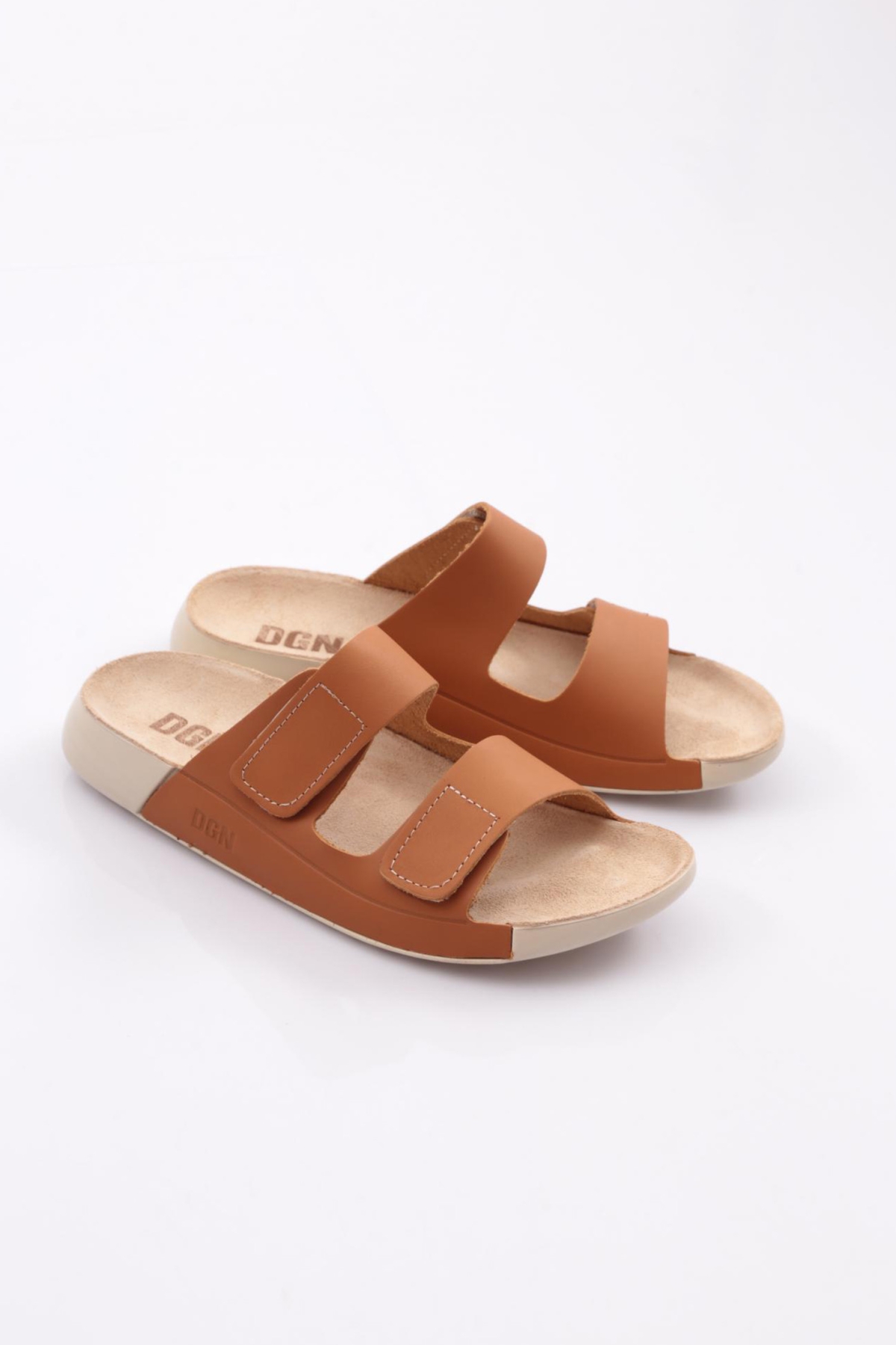 P27 Kadin Çift Bantli Terlik - Görsel 3