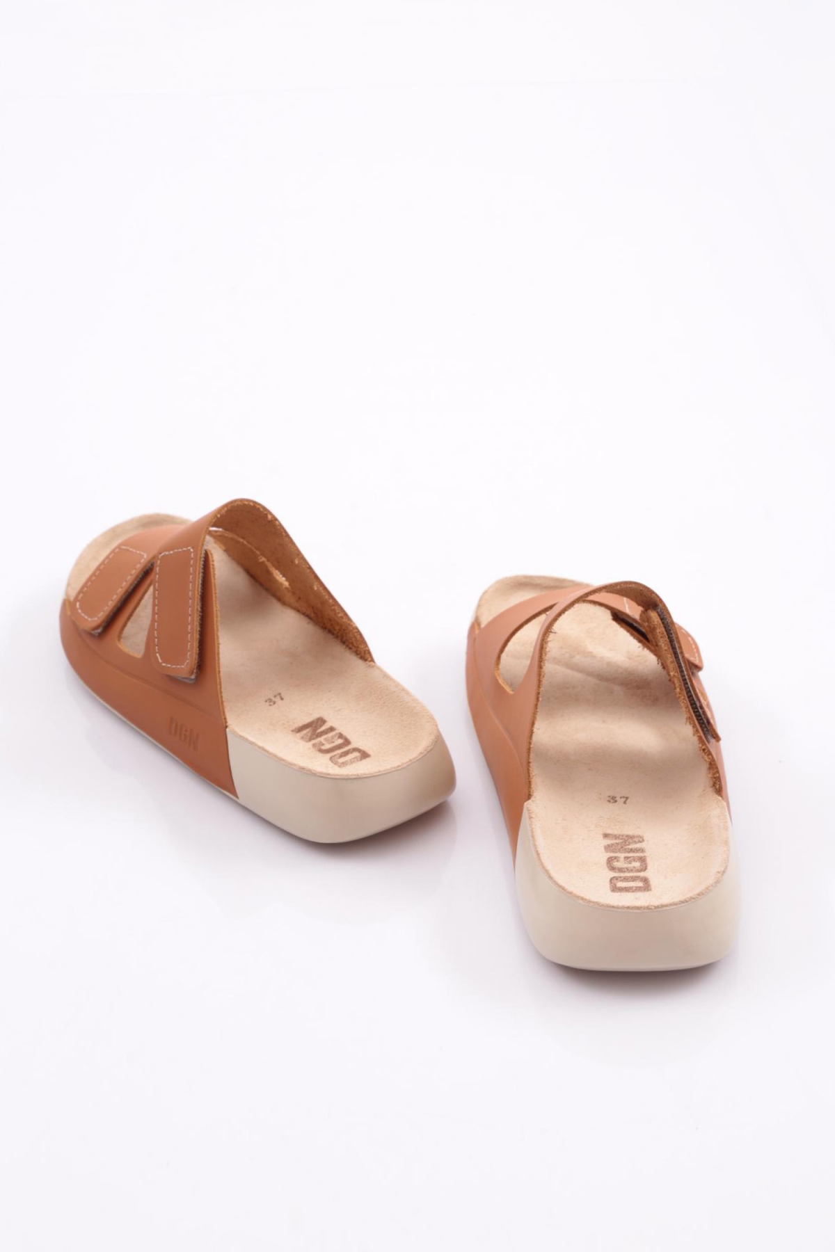 P27 Kadin Çift Bantli Terlik - Görsel 4