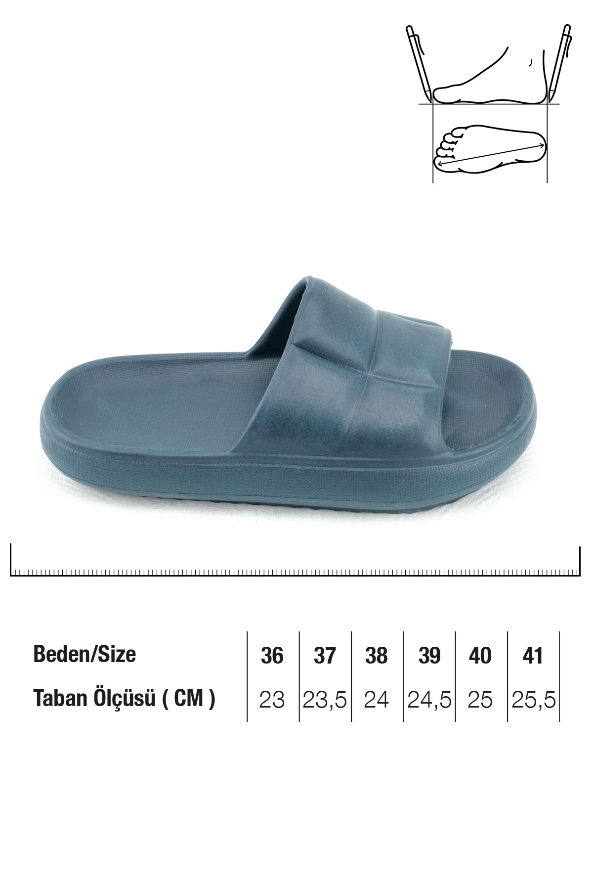 Kadın Yazlık Banyo Bahçe Havuz Terlik - Görsel 3