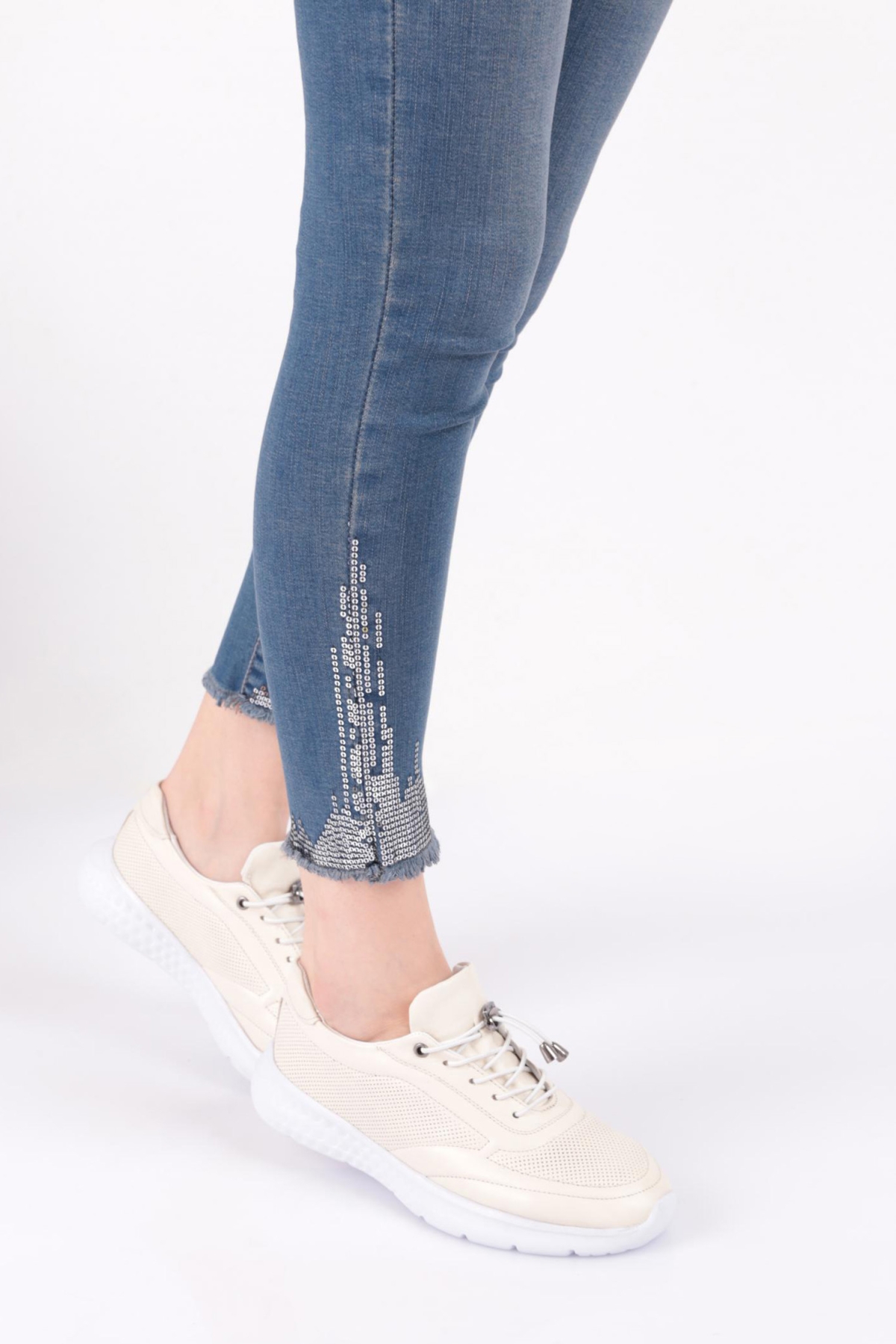 2024 Kadin Bağcikli Lazer Comfort Ayakkabi - Görsel 6