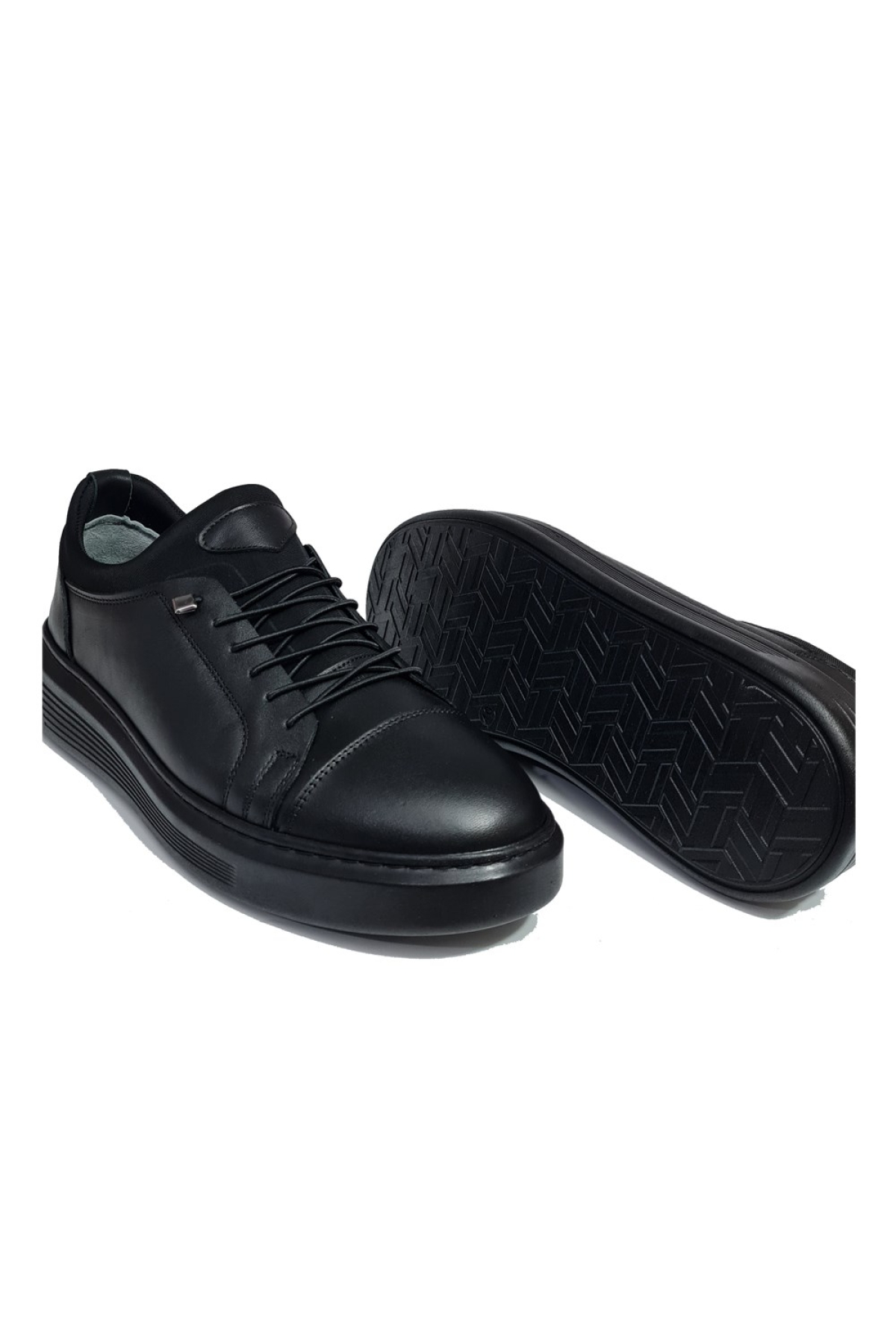 Erkek Hakiki Deri Rahat Yumuşak Kalın Taban Casual Ayakkabı AY-1040 - Görsel 4