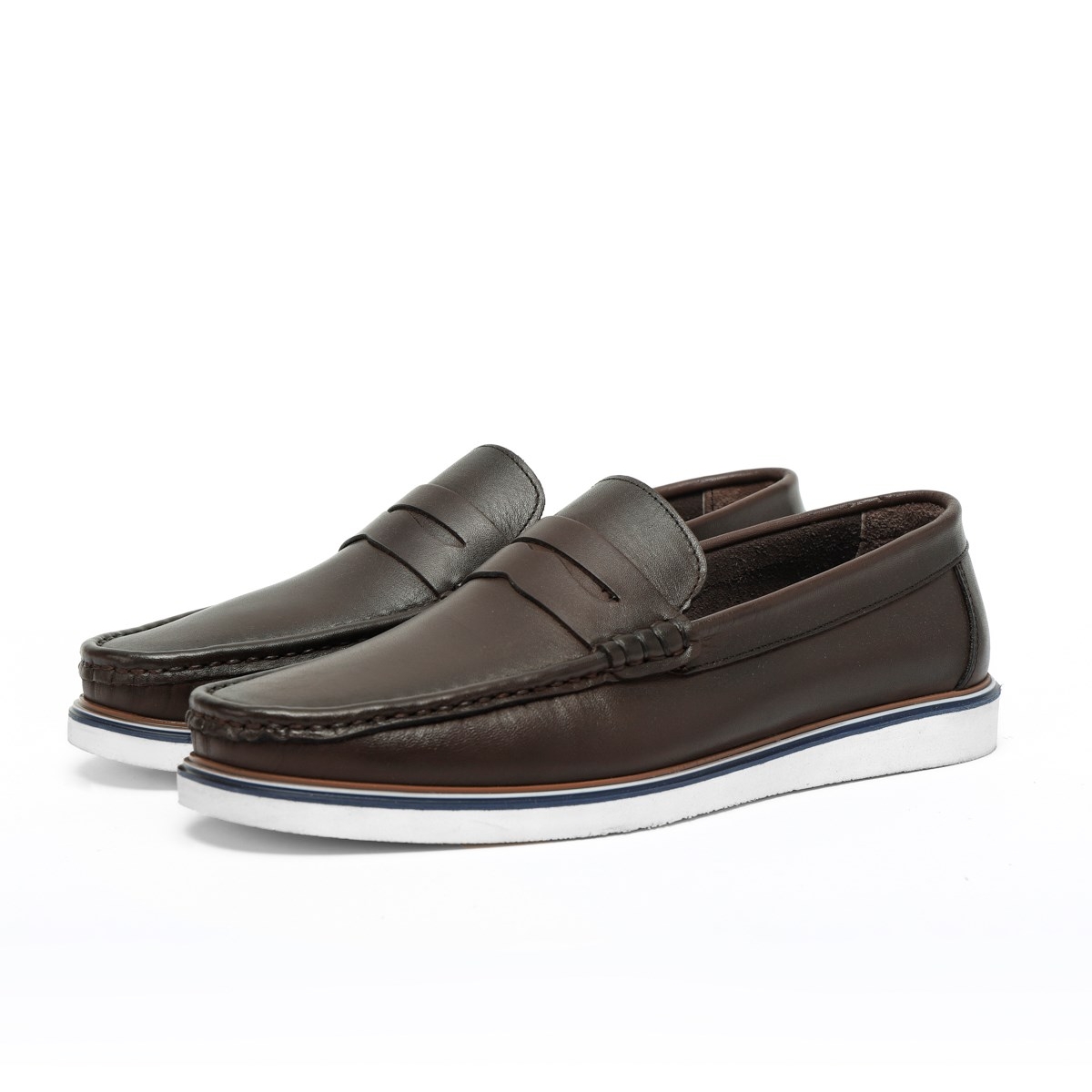 Vittoria Hakiki Deri Erkek Günlük Ayakkabı Loafer Ayakkabı - Görsel 6