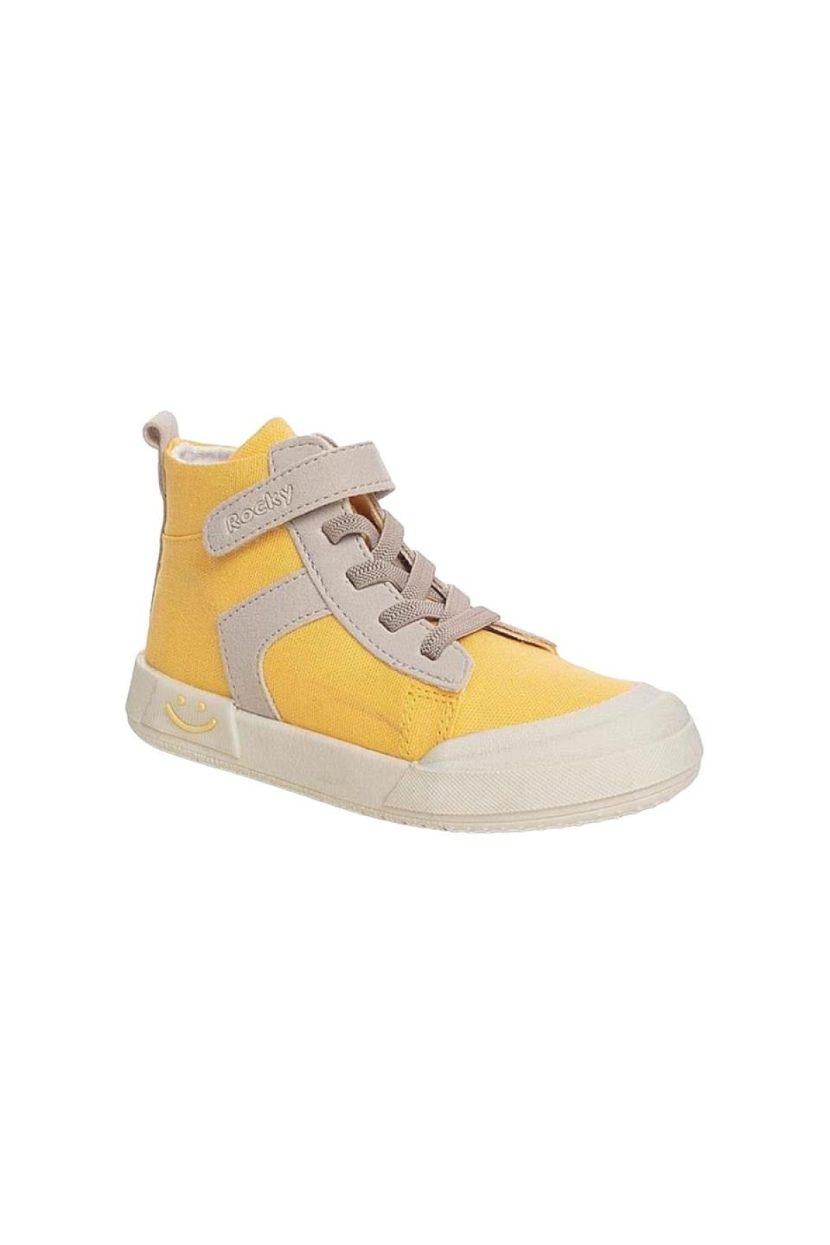 Ortopedik Unisex Işıklı Bilekli Keten Çocuk Spor Ayakkabı SARI - Görsel 3