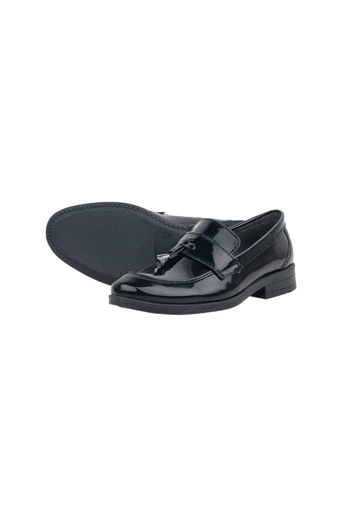 Klasik Rugan Sünnet Düğün Okul Erkek Çocuk Ayakkabı SİYAH - Görsel 6