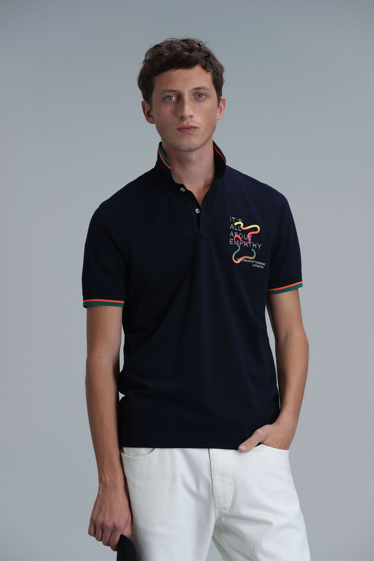 Erkek Kıng Smart Polo T-Shirt 111040173 Lacivert