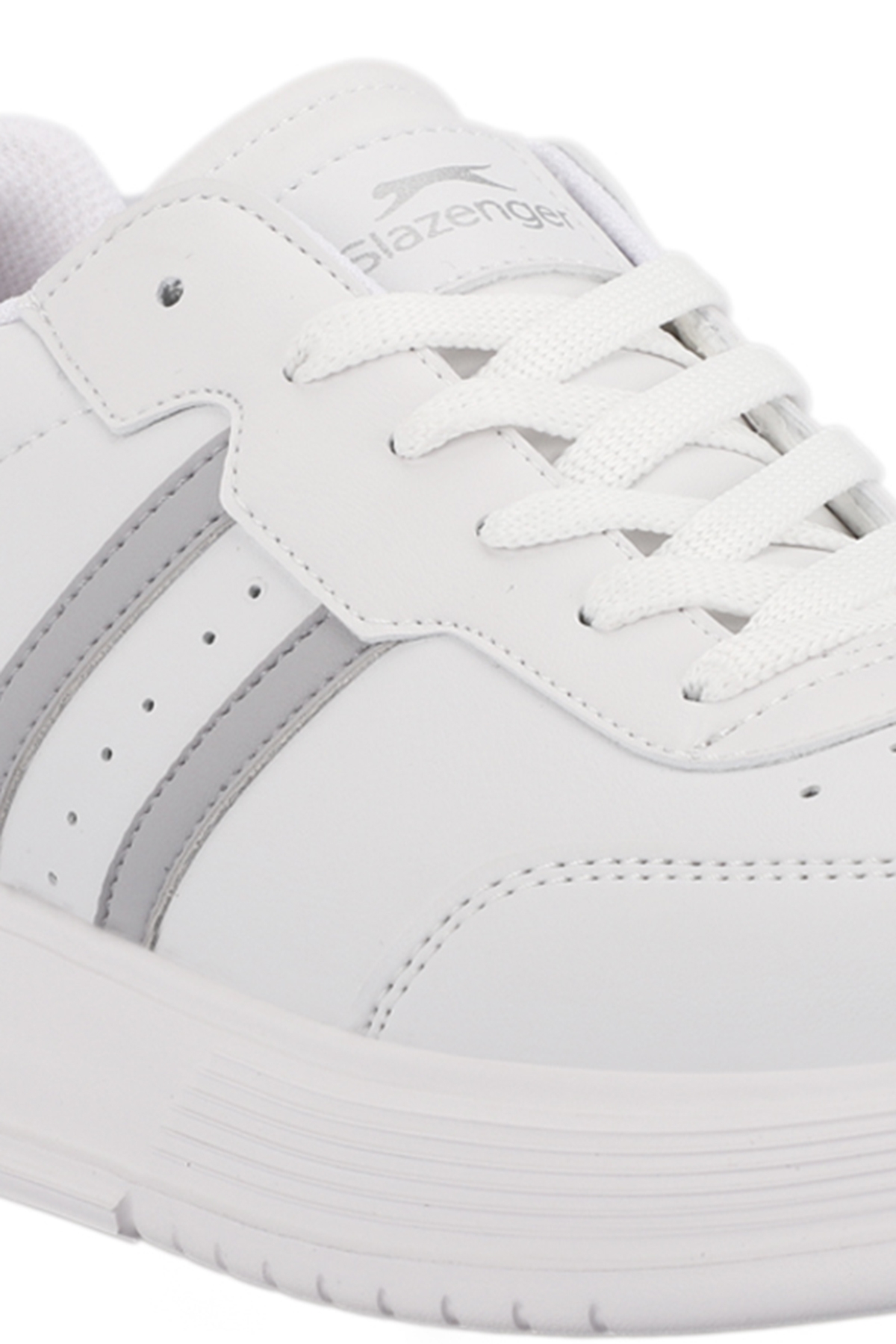 ZIPPER I Kadın Sneaker Ayakkabı Beyaz / Gri - Görsel 5