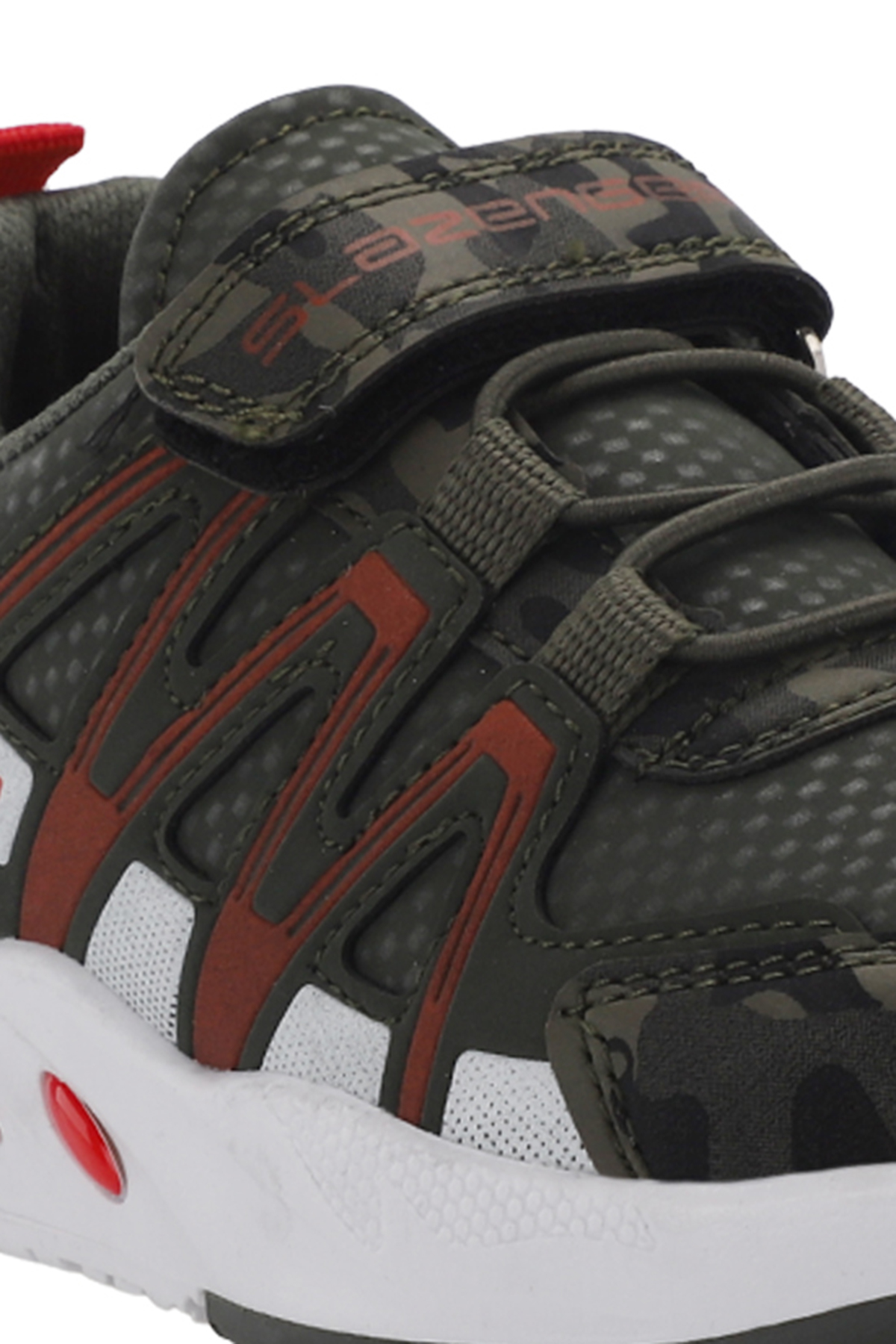 ELIPS Unisex Çocuk Sneaker Ayakkabı Haki Kamuflaj - Görsel 5