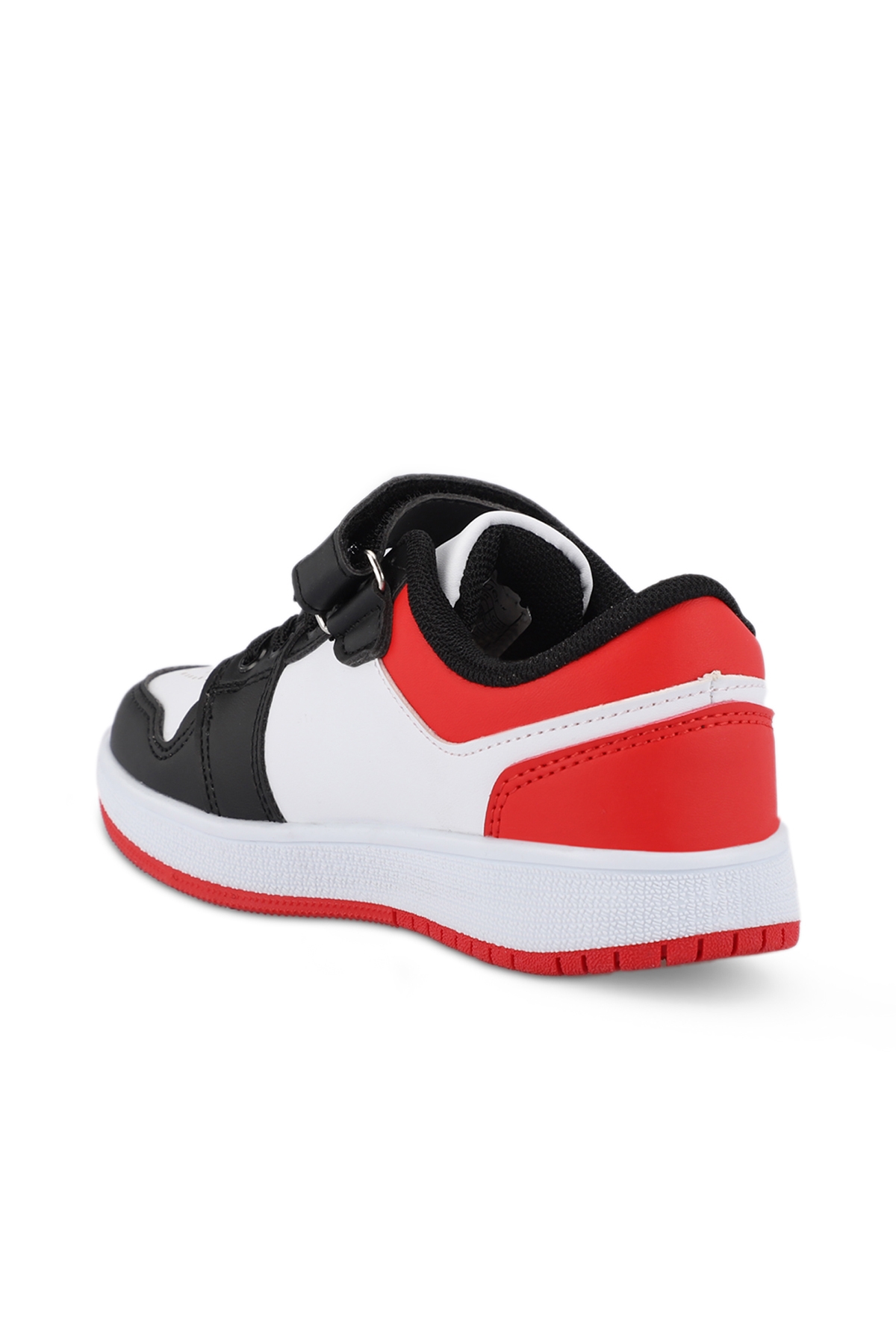 PRINCE I Unisex Çocuk Sneaker Ayakkabı Beyaz / Siyah / Kırmızı - Görsel 4