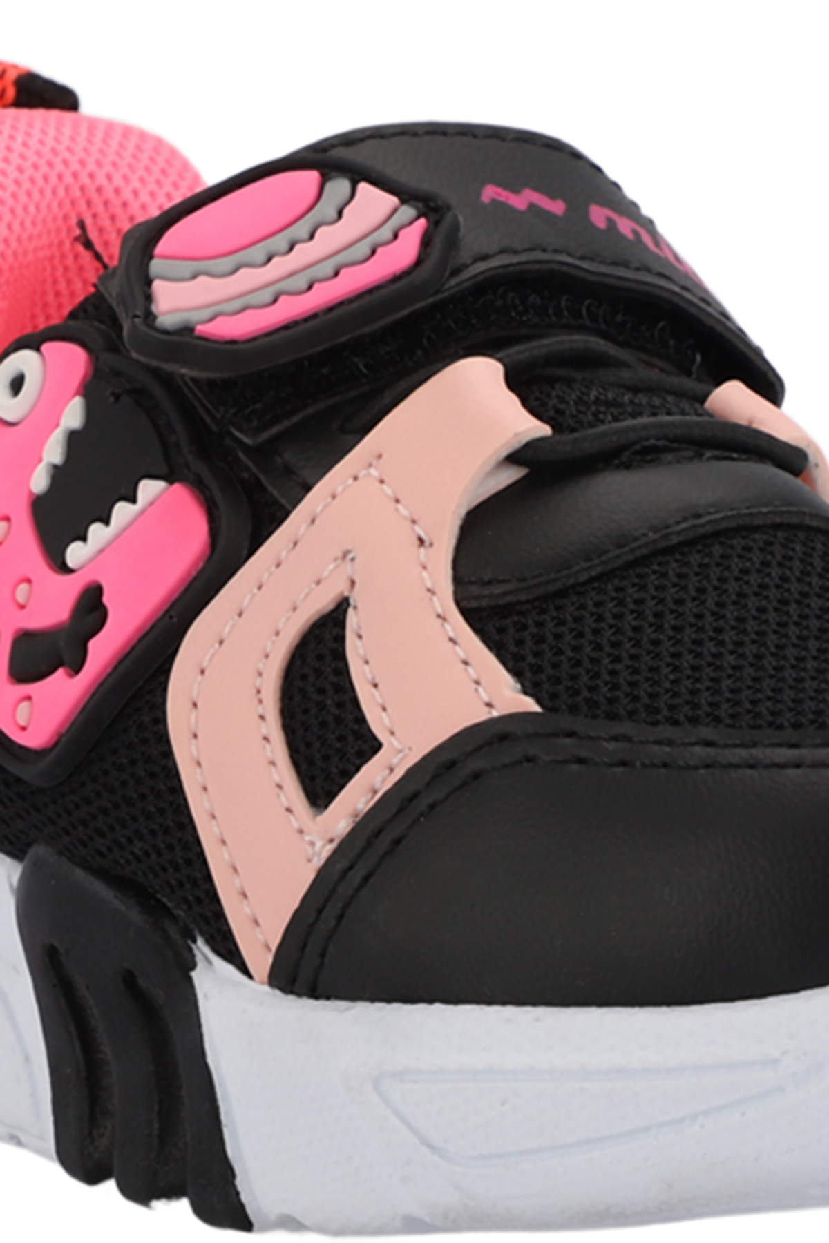 PANAMA IN Kız Çocuk Sneaker Ayakkabı Siyah / Fuşya - Görsel 5