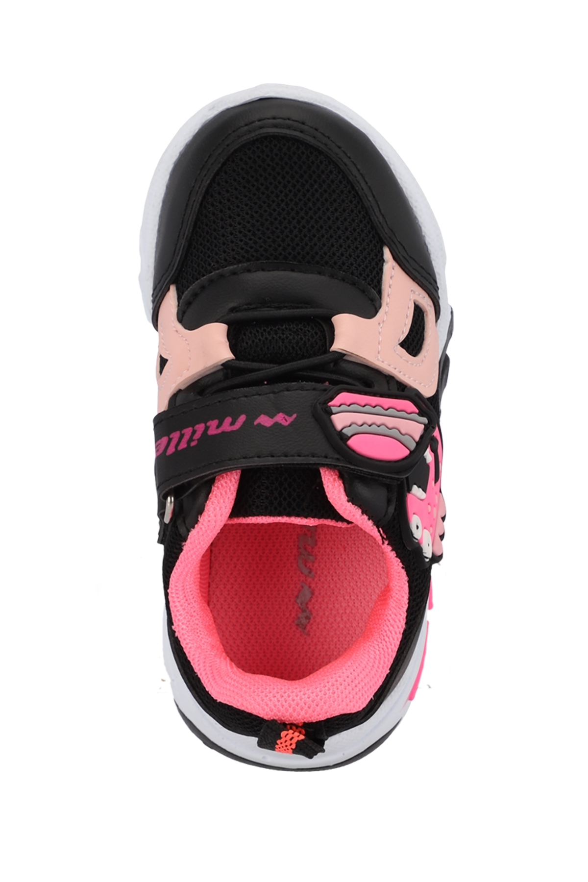 PANAMA IN Kız Çocuk Sneaker Ayakkabı Siyah / Fuşya - Görsel 6