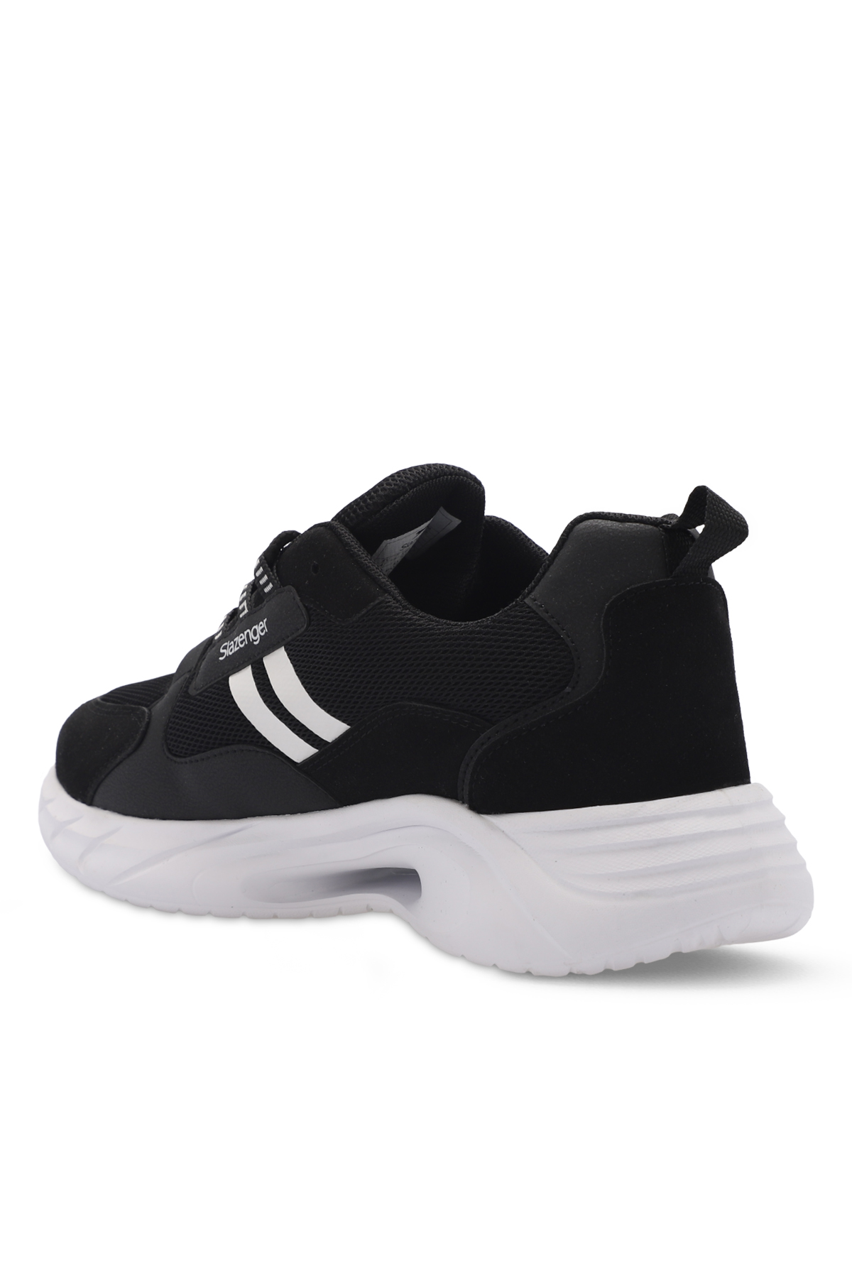 MAKEDA KTN Büyük Beden Erkek Sneaker Ayakkabı Siyah / Beyaz - Görsel 4