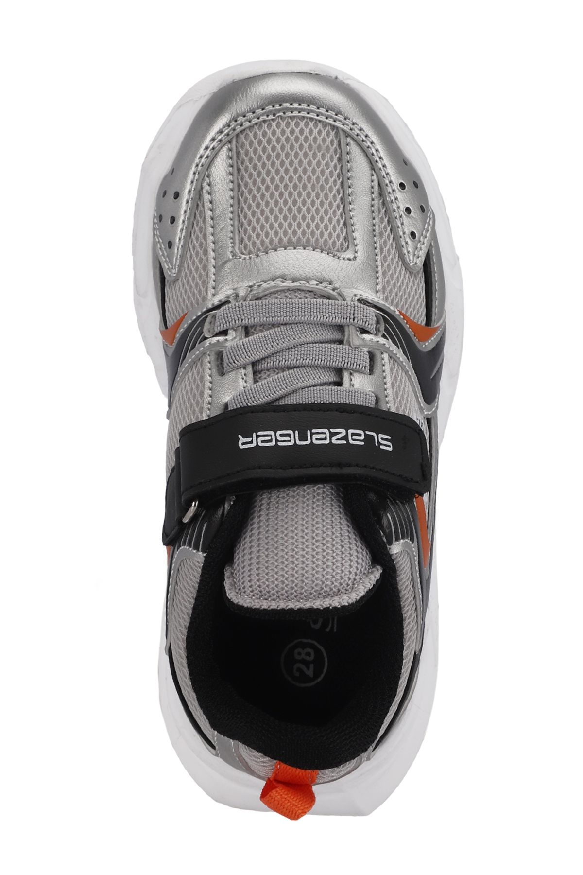 KENDALL Unisex Çocuk Sneaker Ayakkabı Gri / Siyah - Görsel 6