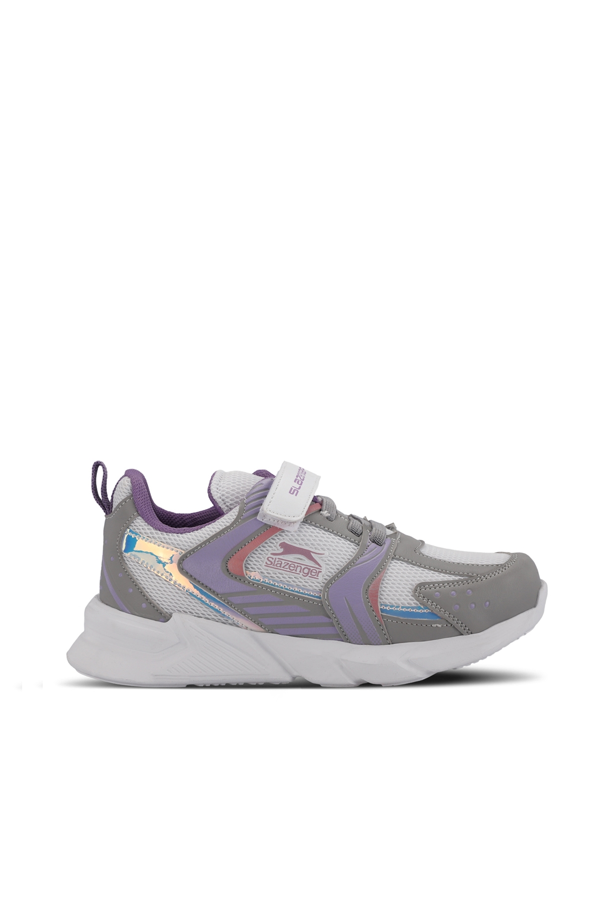 KENDALL Unisex Çocuk Sneaker Ayakkabı Gri / Fuşya - Görsel 2