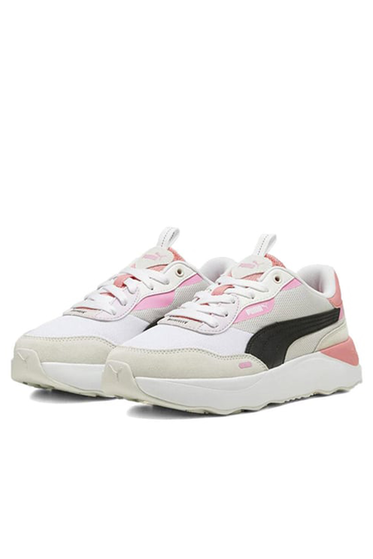 Runtamed Platform Kadın Sneaker Ayakkabı Gri / Pembe - Görsel 3