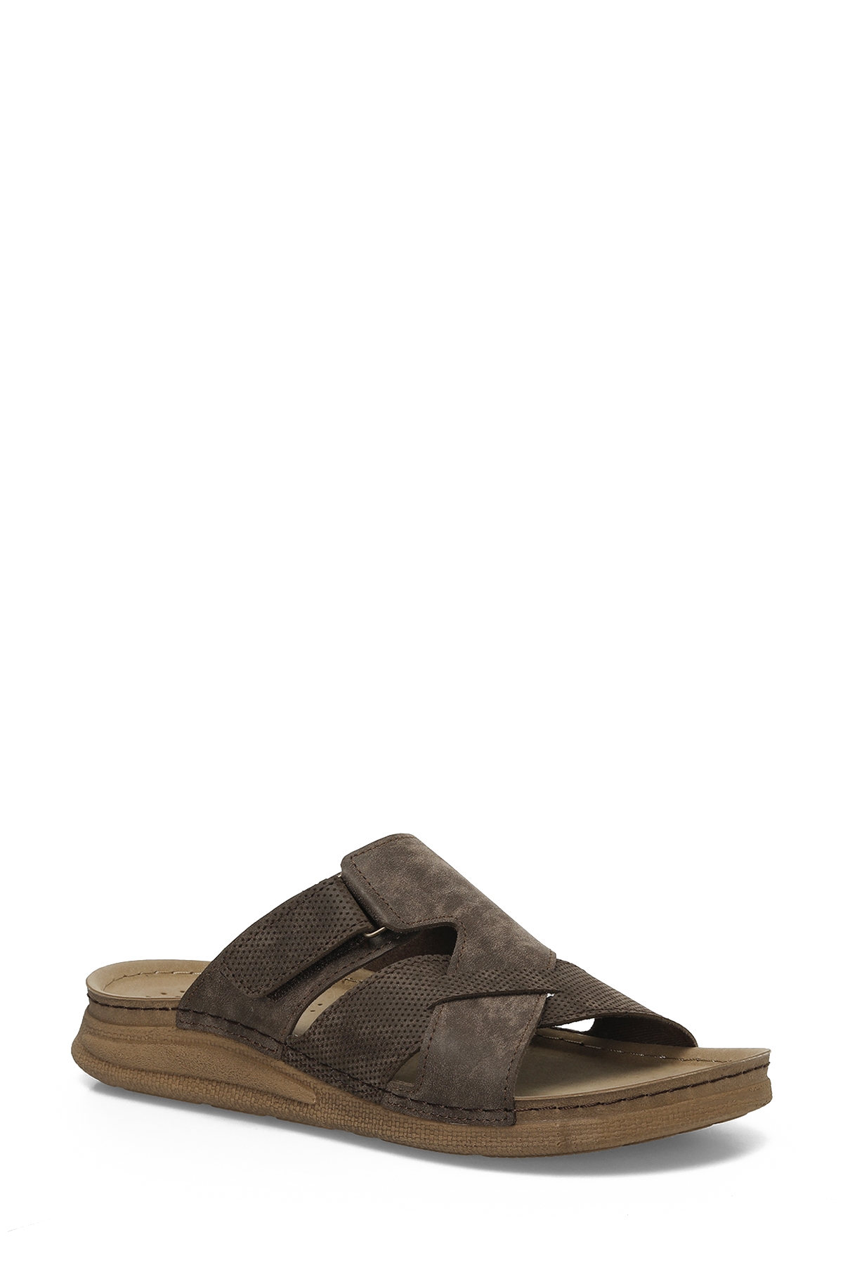 Polaris 608025.M4PR Kahverengi Erkek Terlik - Görsel 3