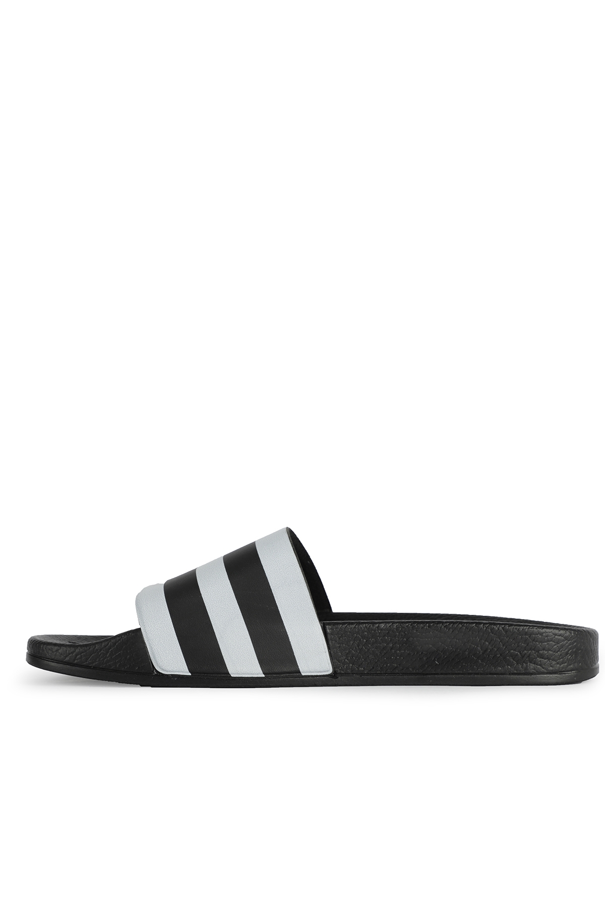 FABRI Kadın Terlik Siyah / Beyaz - Görsel 5