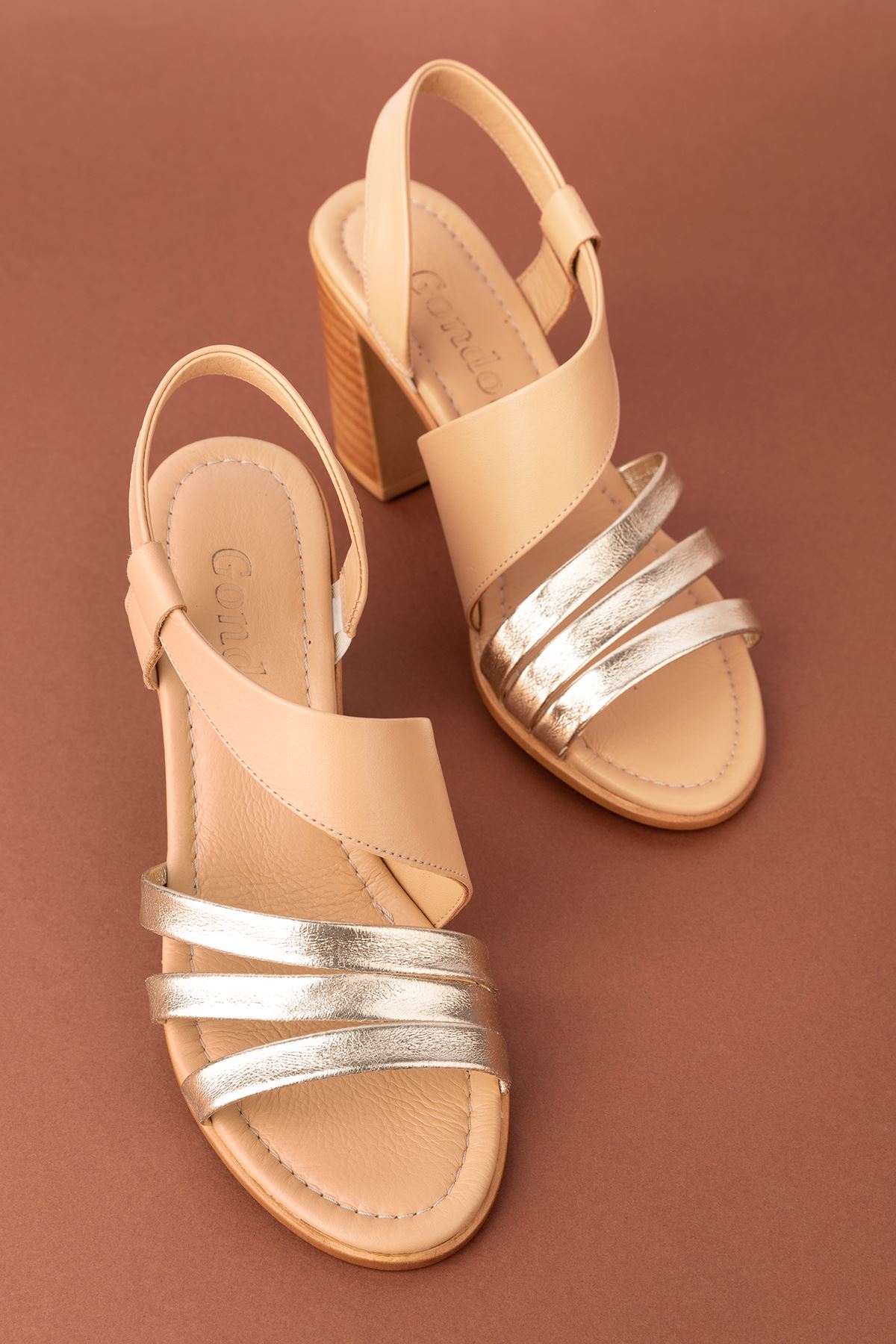 Gondol Kadın Hakiki Deri Topuklu Şık Ayakkabı tlh.603 - Görsel 7