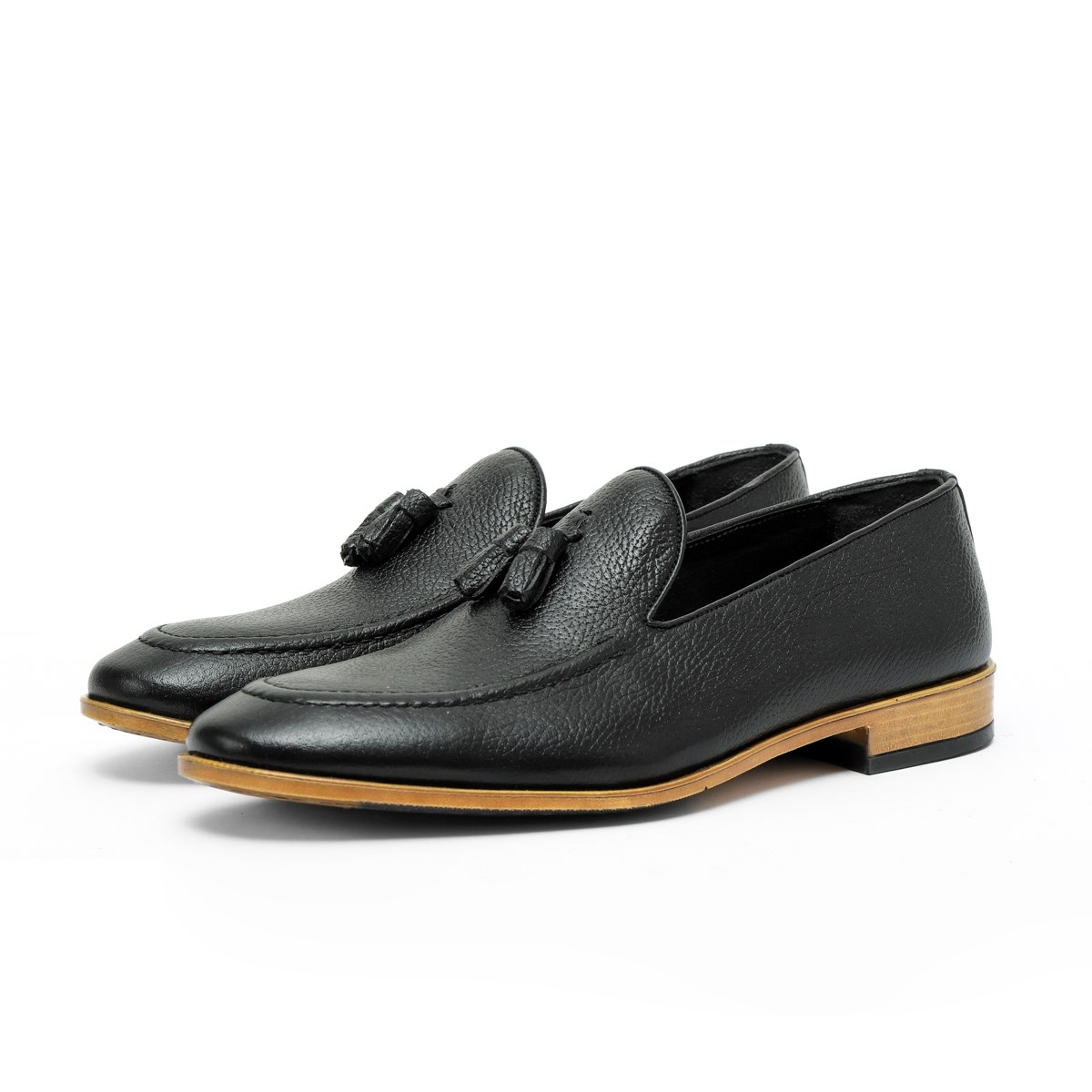 Tusa Hakiki Deri Erkek Klasik Ayakkabı, Loafer Klasik Ayakkabı - Görsel 6