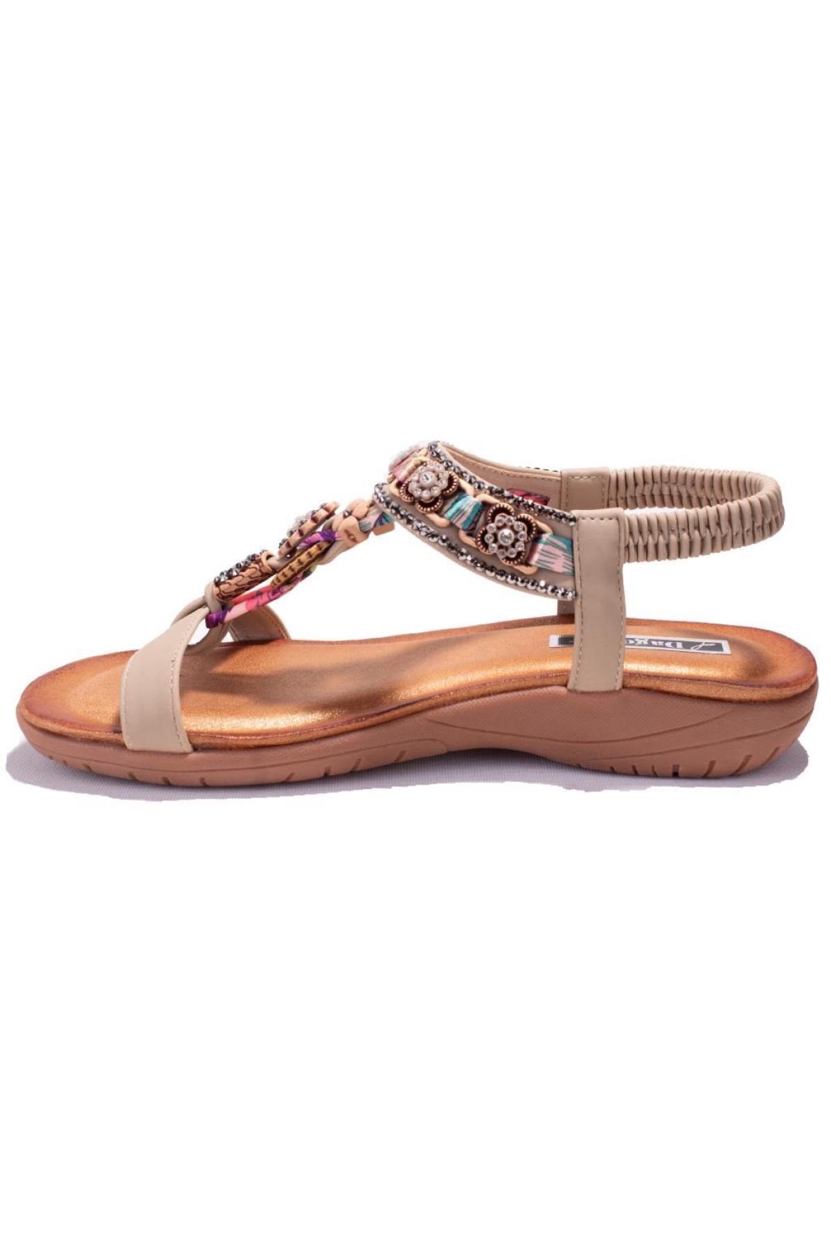 Dagoster Bej Dagoster DZA07 DZA07-7416782 Günlük Ortopedik Kadın sandalet