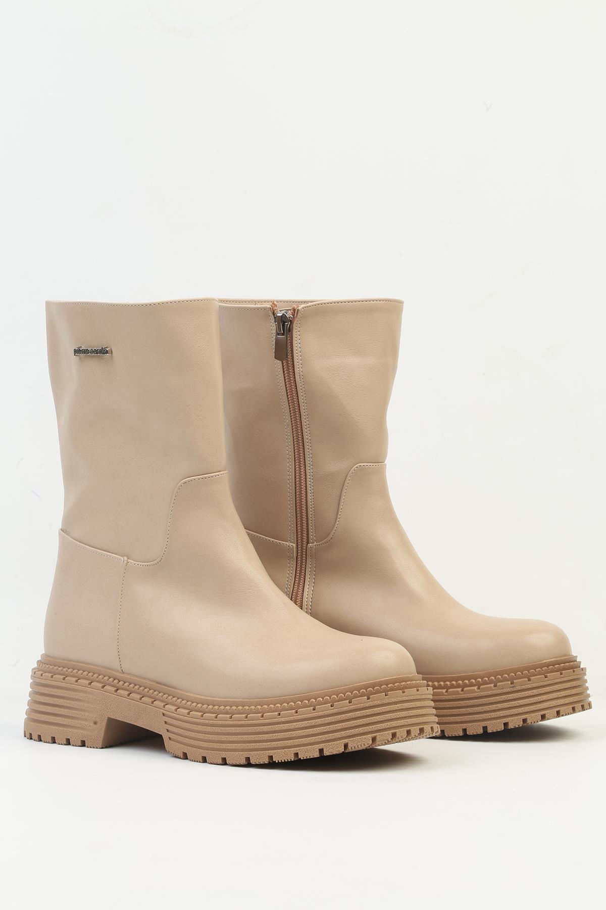 ® | PC-52063-Bej- Kadın Bot - Görsel 4