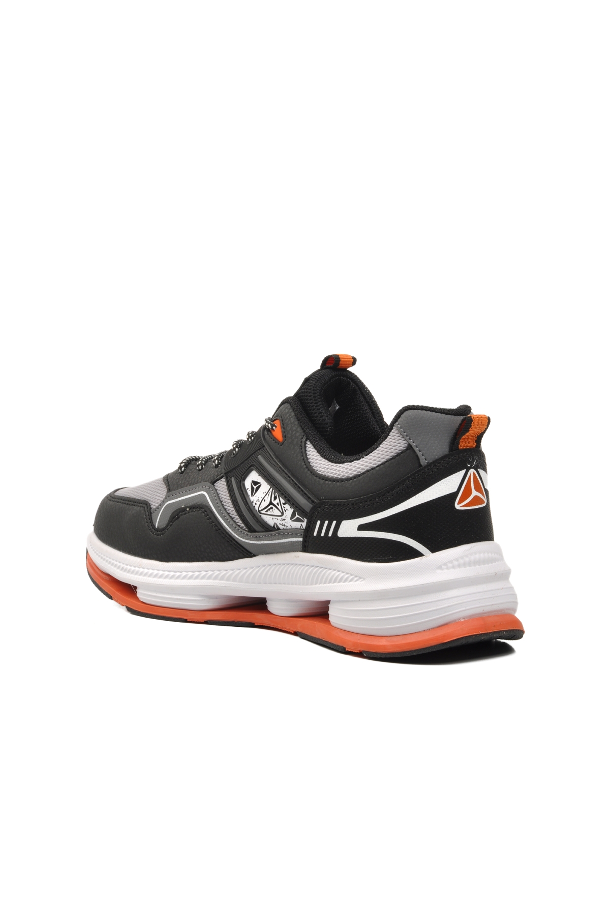 2272 Siyah-Buz-Turuncu Erkek Spor Ayakkabı - Görsel 5