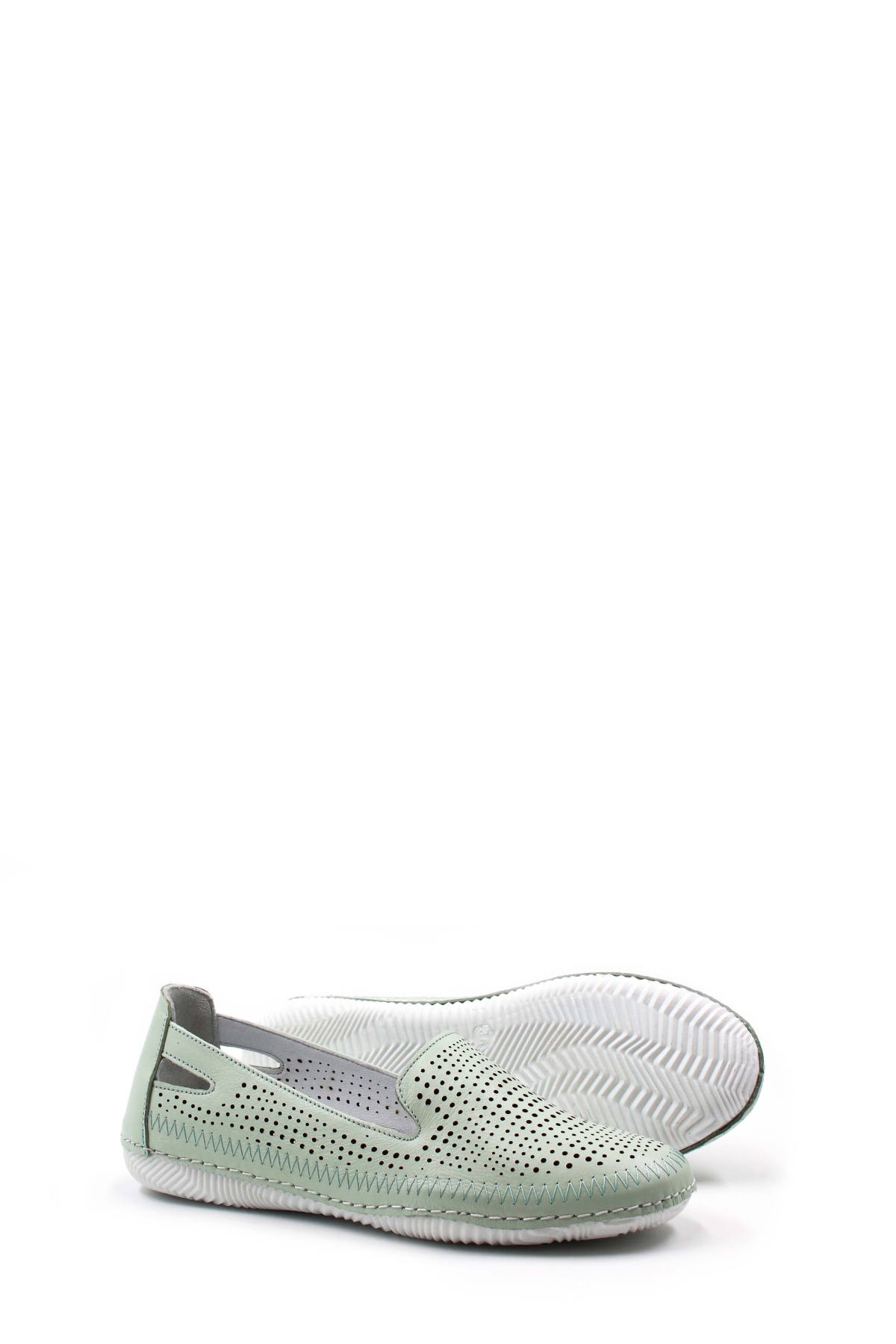 Hakiki Deri Kadın Casual Ayakkabı 136ZA102 - Görsel 4