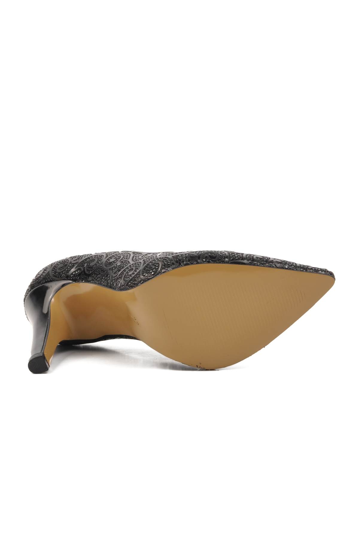 22240315 Siyah Kadın Abiye Ayakkabı - Görsel 6