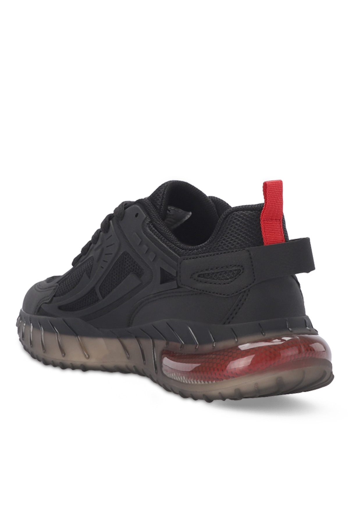 TALIN Erkek Sneaker Ayakkabı Siyah / Kırmızı - Görsel 4