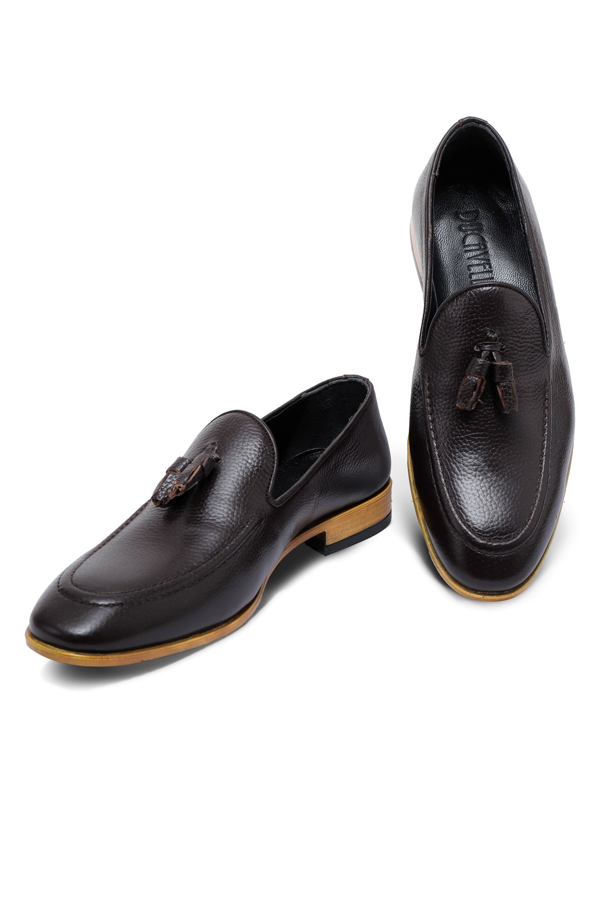 Tusa Hakiki Deri Erkek Klasik Ayakkabı, Loafer Klasik Ayakkabı - Görsel 4