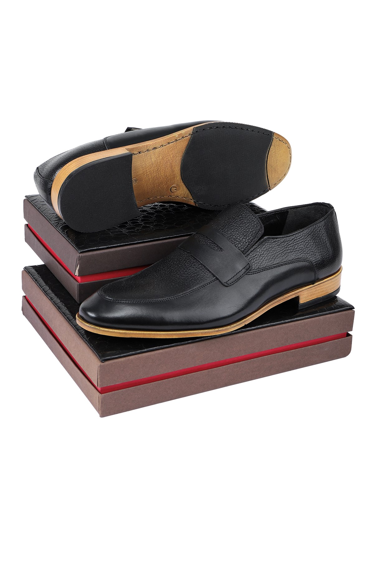 Milazzo Hakiki Deri Erkek Klasik Ayakkabı, Loafer Klasik Ayakkabı - Görsel 4