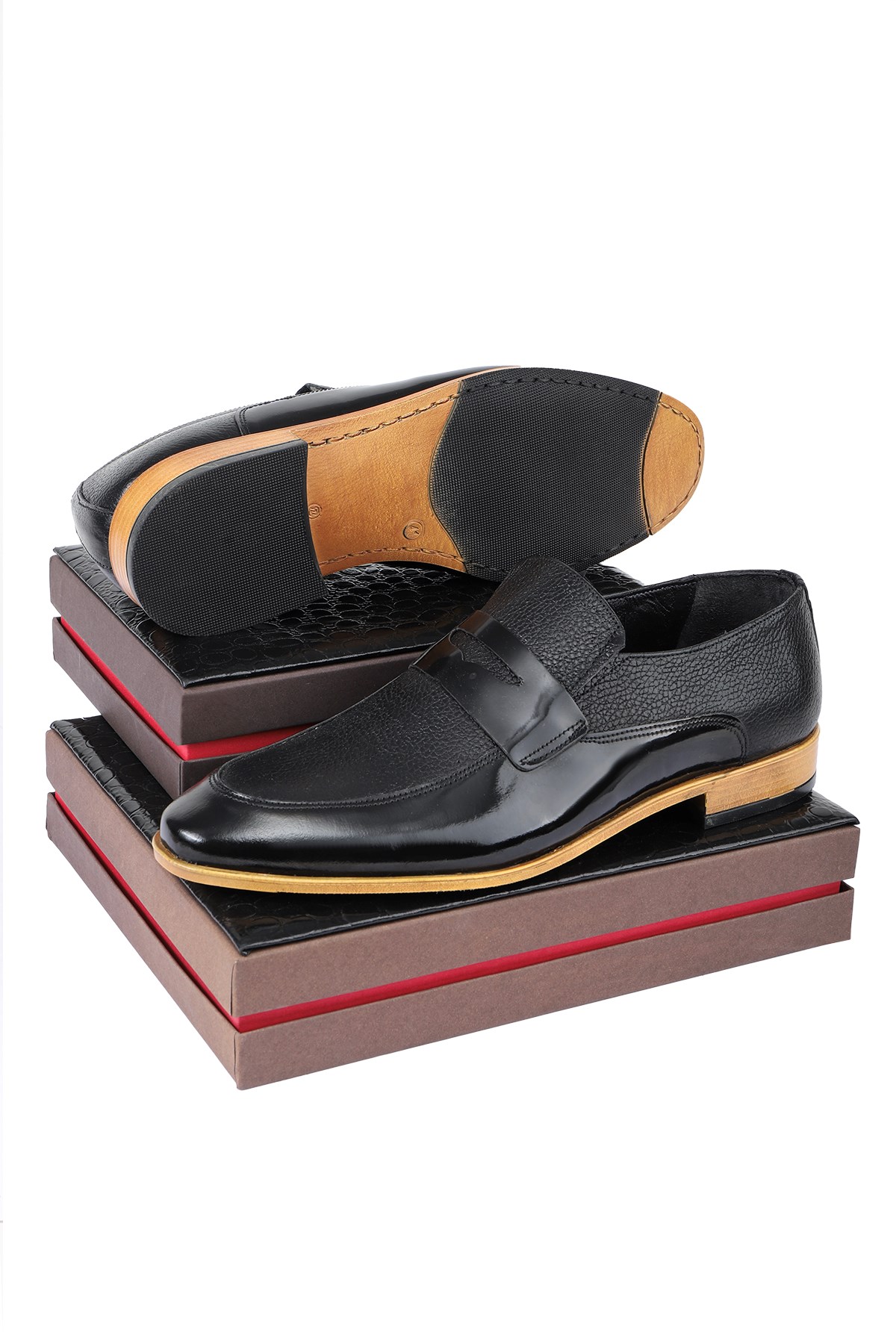 Milazzo Hakiki Deri Erkek Klasik Ayakkabı, Loafer Klasik Ayakkabı - Görsel 4