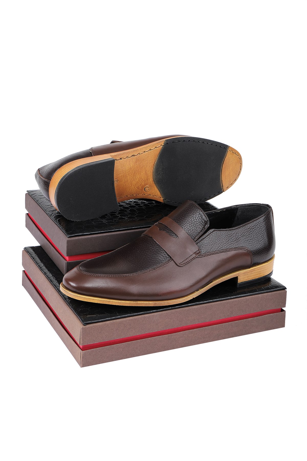 Milazzo Hakiki Deri Erkek Klasik Ayakkabı, Loafer Klasik Ayakkabı - Görsel 4