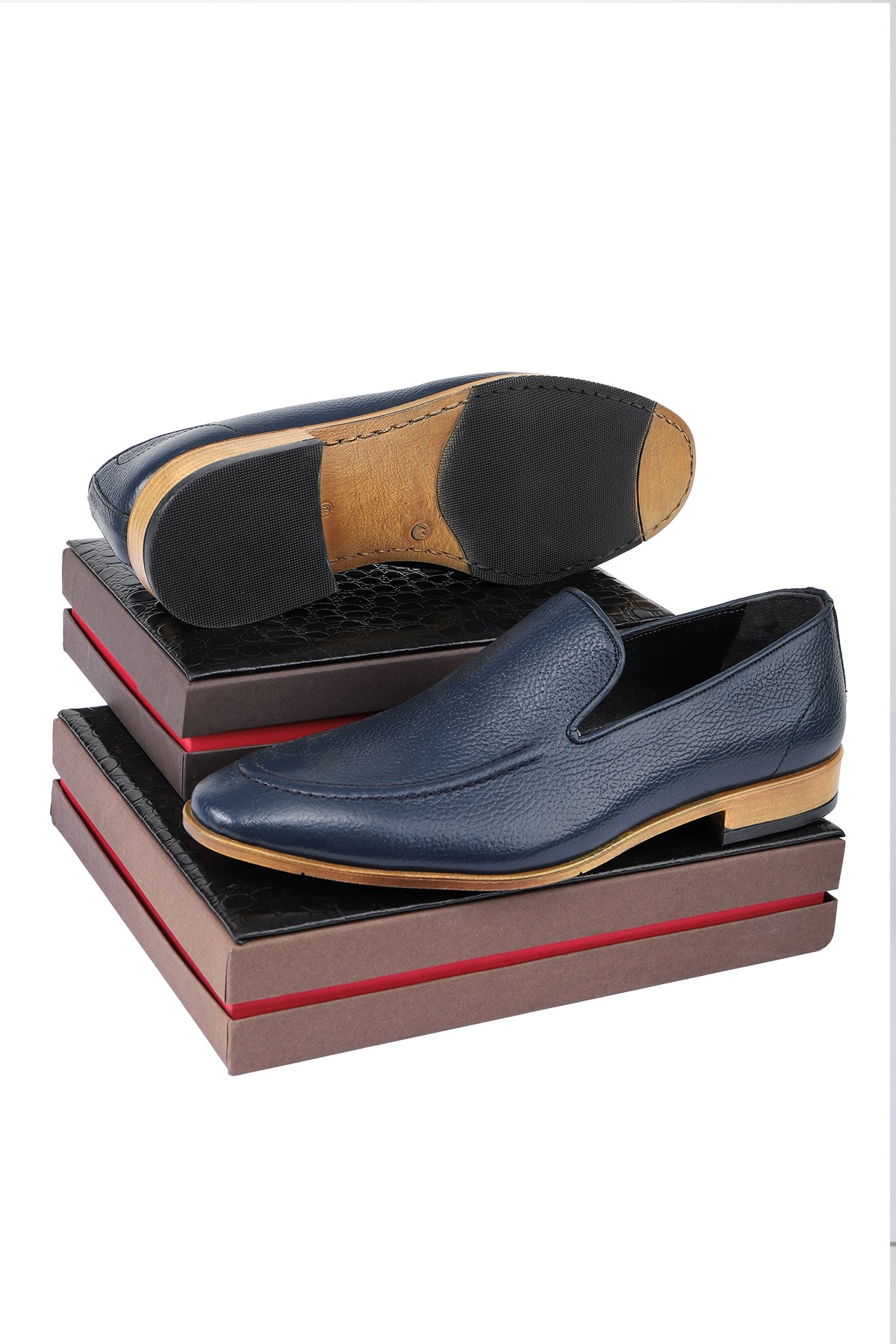 Ducavelli Flavia Hakiki Deri Erkek Klasik Ayakkabı, Loafer Klasik Ayakkabı - Görsel 4