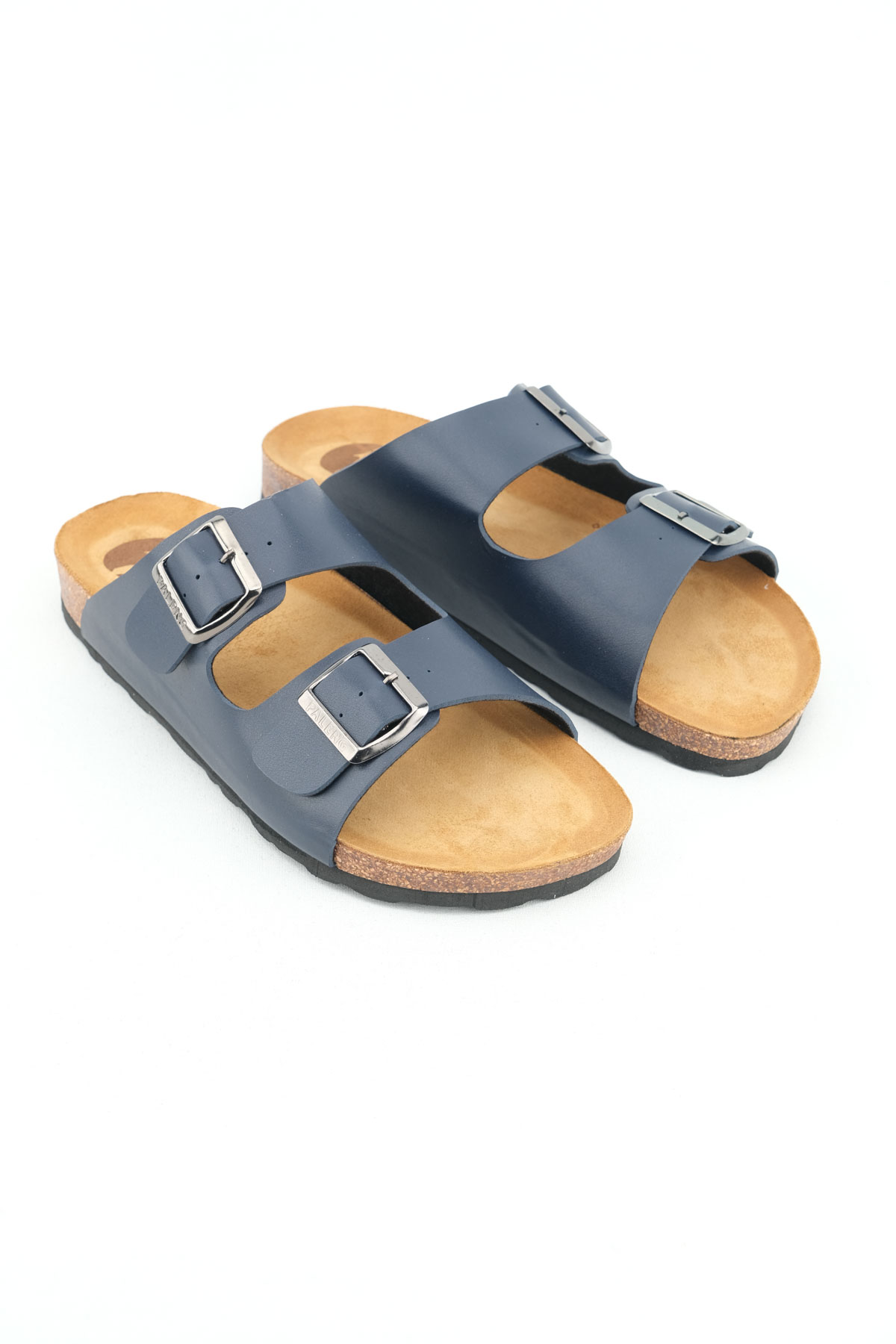 Paleng Gezer Mantar Taban Şiltesi Deri Erkek Terlik - Görsel 4