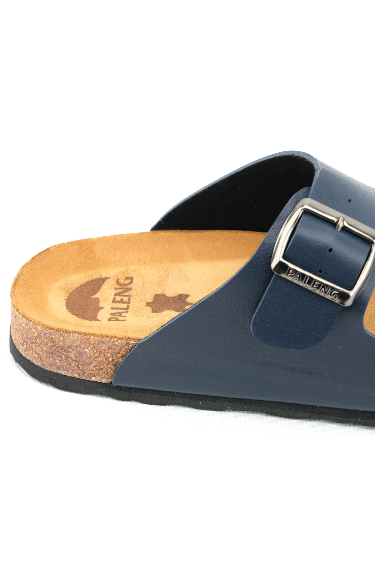 Paleng Gezer Mantar Taban Şiltesi Deri Erkek Terlik - Görsel 7