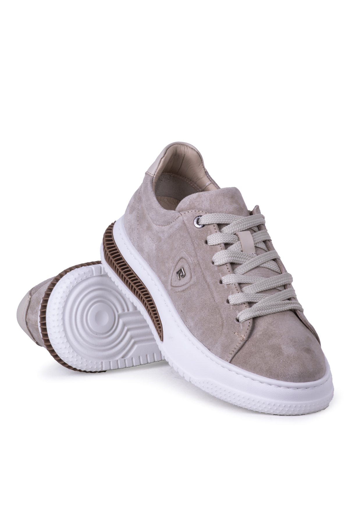 335749 Erkek Günlük Sneaker Ayakkabı Bej Nubuk - Görsel 5