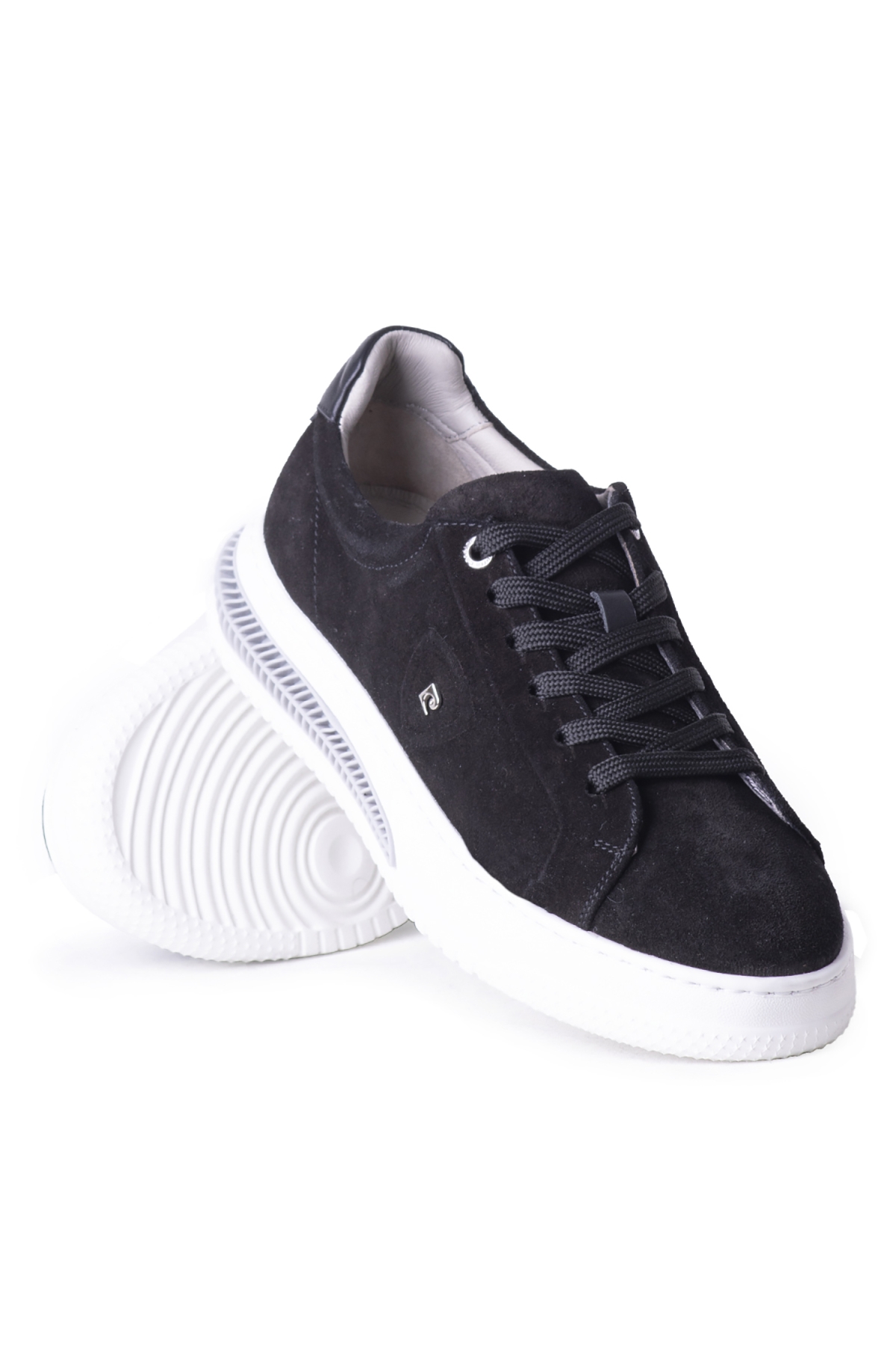 335749 Erkek Günlük Sneaker Ayakkabı Siyah Süet - Görsel 5